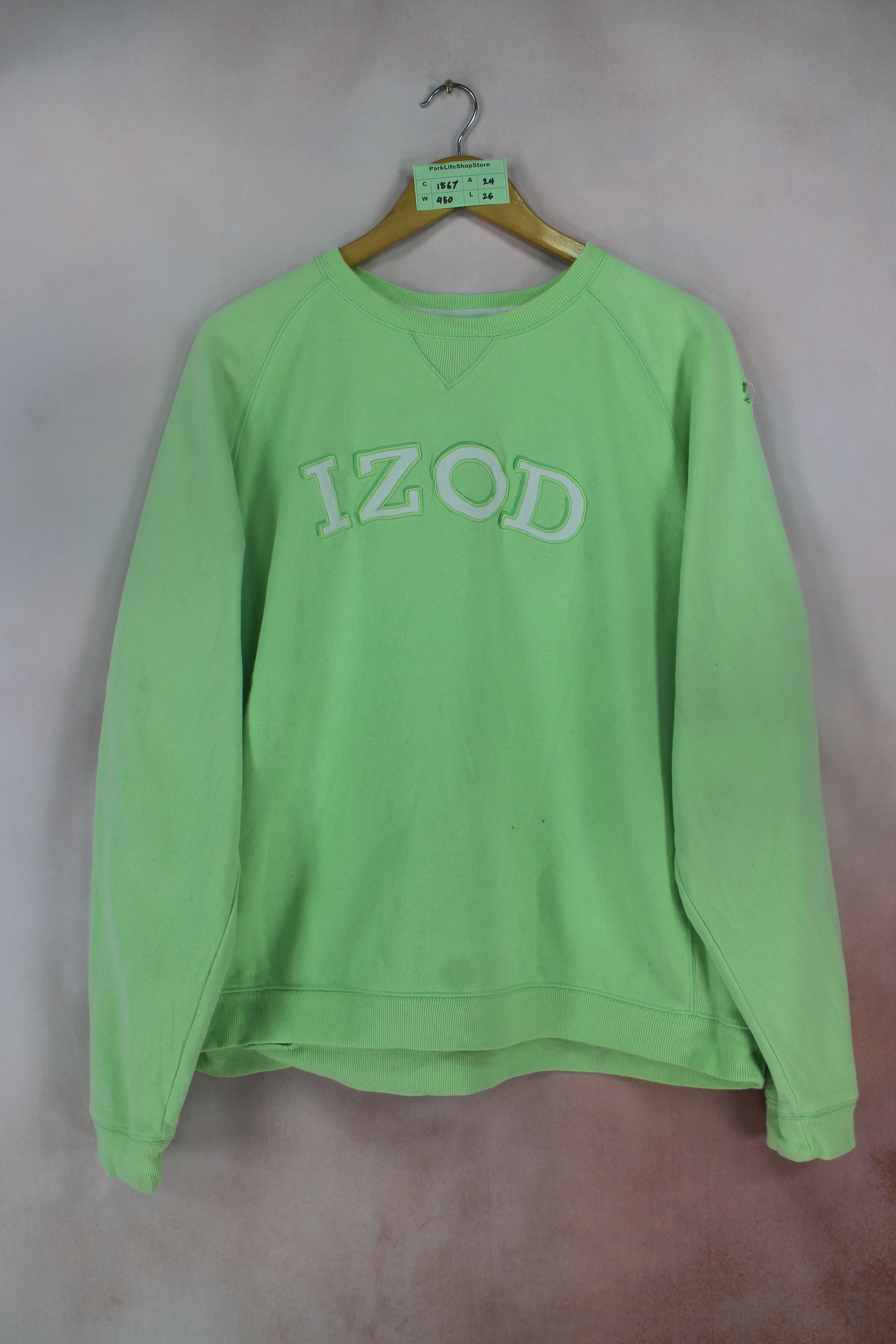 Izod pullover sweatshirt sale
