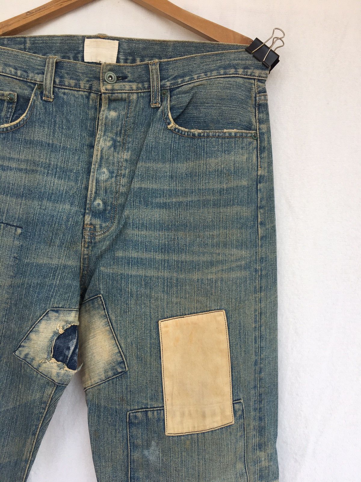 Japanese Brand patch denim Size US 33 - 3 Thumbnail