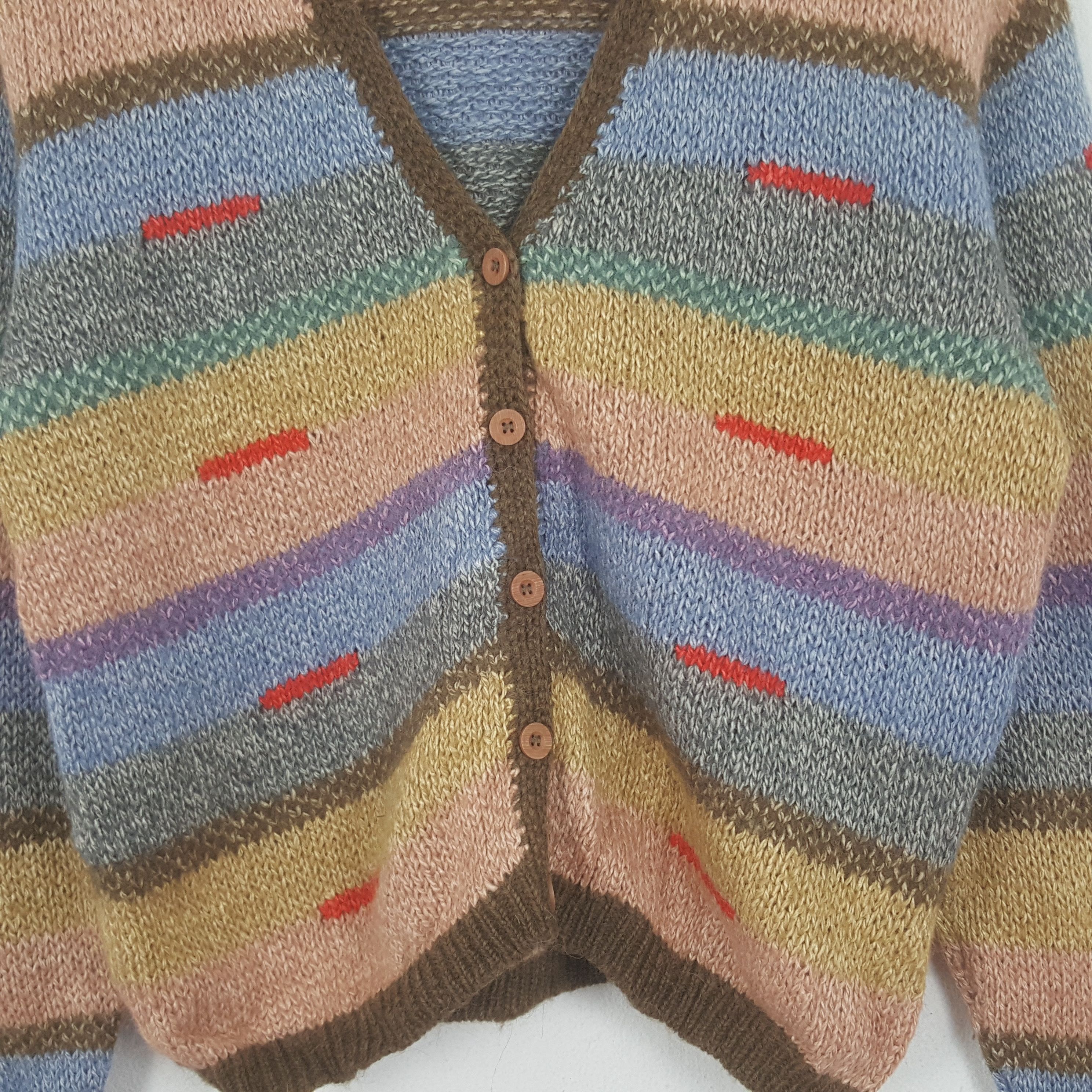 Japanese Brand × Vintage Vintage Cardigan Japanese Style Knitwear Sweater Size S / US 4 / IT 40 - 2 Thumbnail
