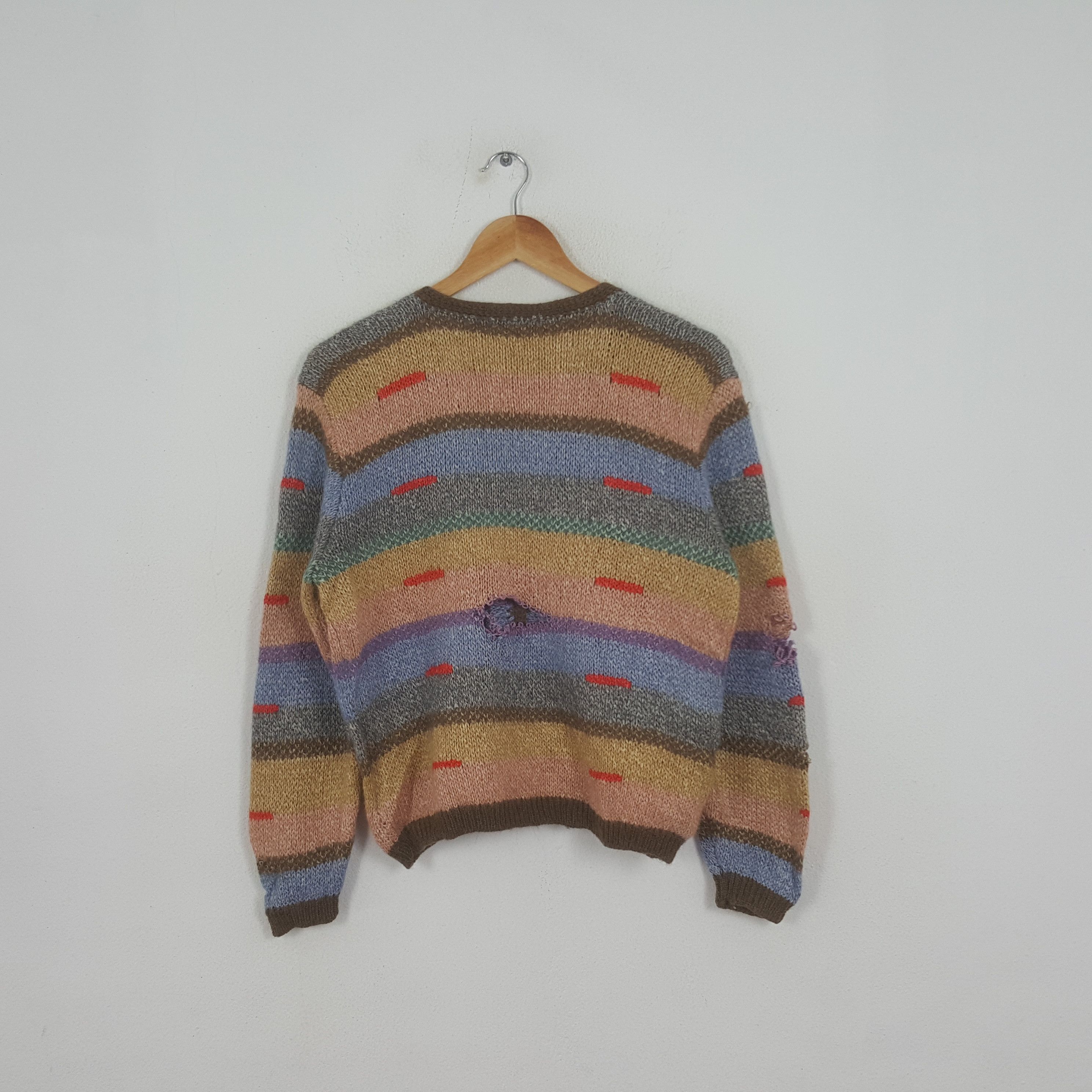 Japanese Brand × Vintage Vintage Cardigan Japanese Style Knitwear Sweater Size S / US 4 / IT 40 - 3 Thumbnail