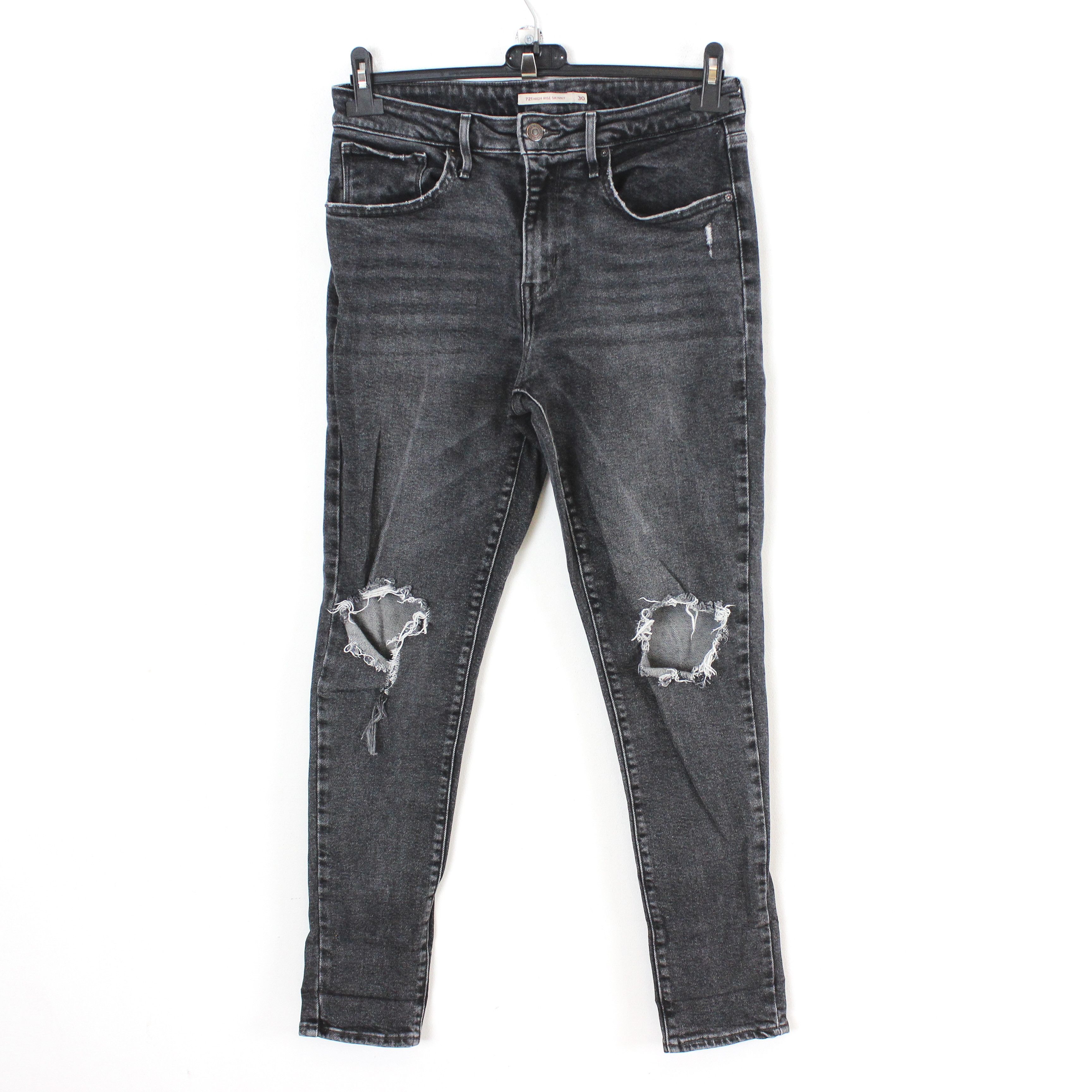 Levi's 721 High Rise Skinny Women W30 L30 Jeans Denim Pants Trouser Size 30" / US 8 / IT 44 - 1 Thumbnail