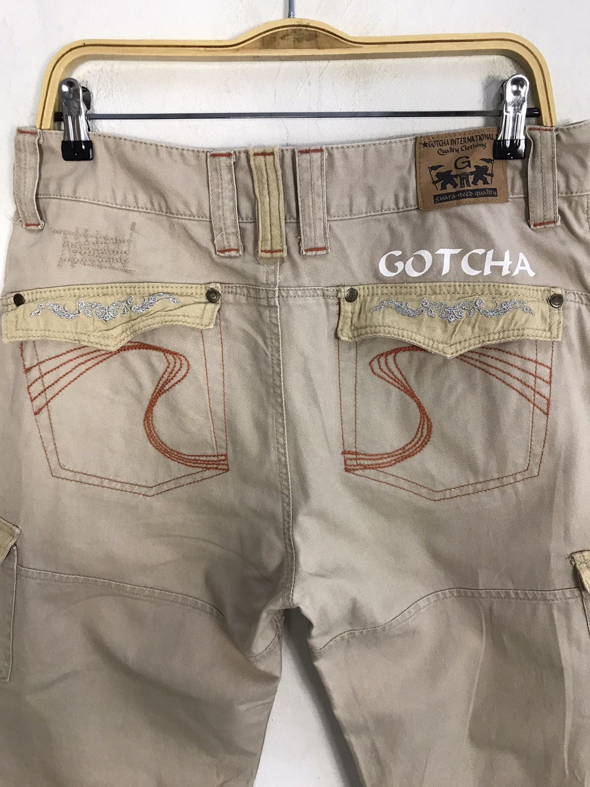 Gotcha × Vintage Vintage Gotcha Short Pants Multi Pocket Design Size US 34 / EU 50 - 11 Thumbnail