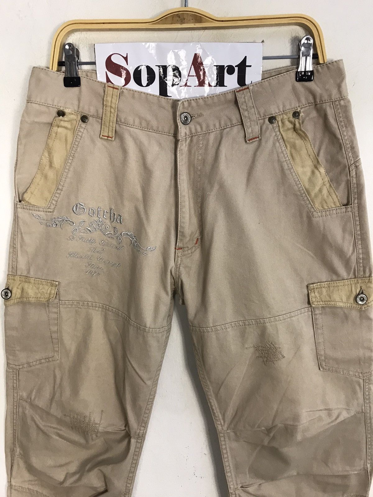 Gotcha × Vintage Vintage Gotcha Short Pants Multi Pocket Design Size US 34 / EU 50 - 3 Thumbnail