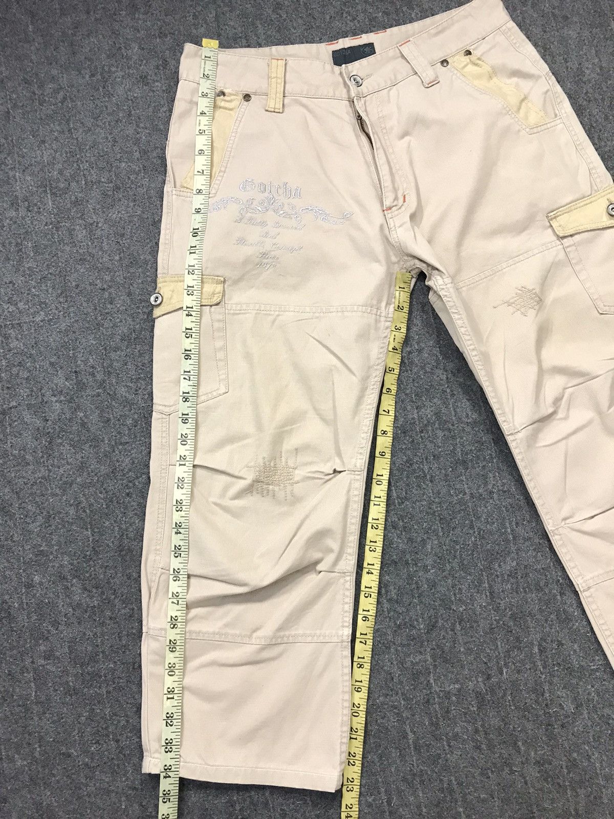 Gotcha × Vintage Vintage Gotcha Short Pants Multi Pocket Design Size US 34 / EU 50 - 19 Thumbnail