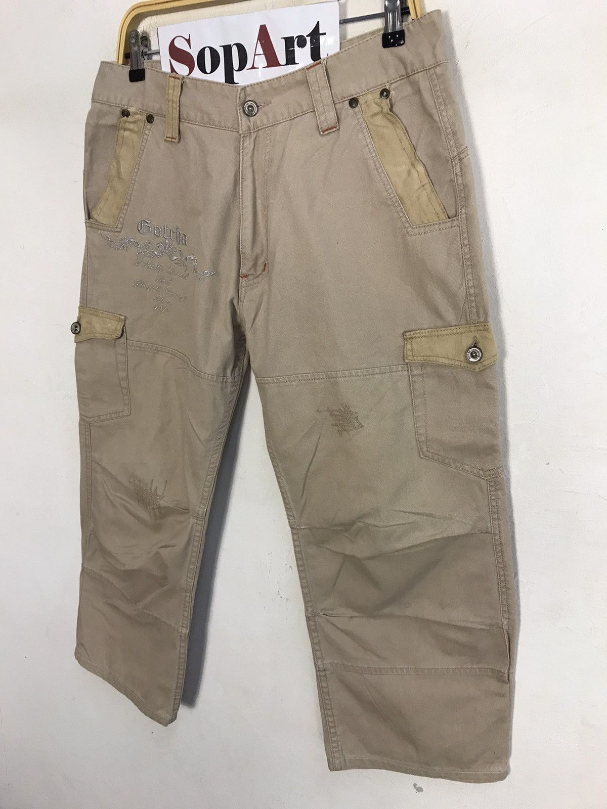 Gotcha × Vintage Vintage Gotcha Short Pants Multi Pocket Design Size US 34 / EU 50 - 4 Thumbnail