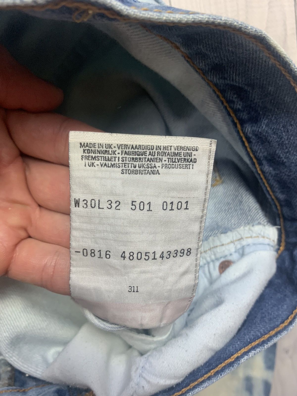 Levi's Vintage Levis denim custom rare size 28 Size US 28 / EU 44 - 9 Thumbnail