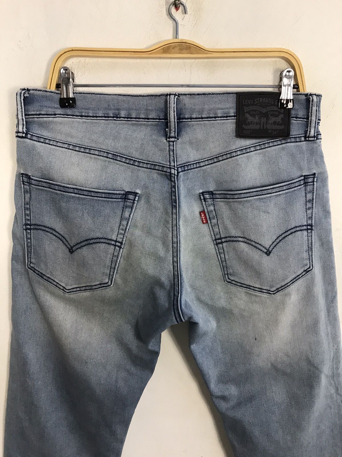 Levi's × Vintage Vintage Levis Short Pants Light Wash Distressed Style Size US 34 / EU 50 - 10 Thumbnail