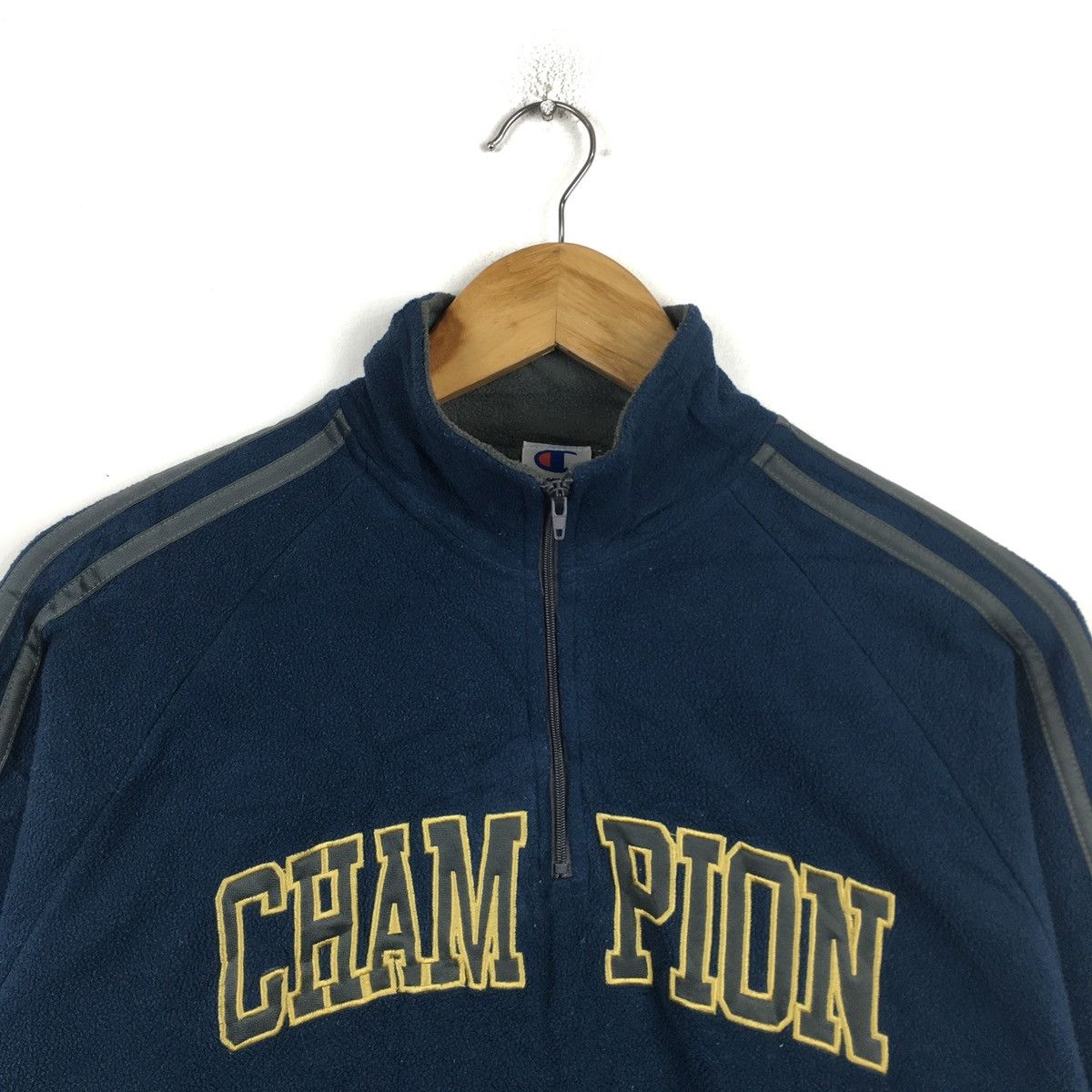 Champion Vintage Champion Spellout Fleece Jacket Size US M / EU 48-50 / 2 - 3 Thumbnail