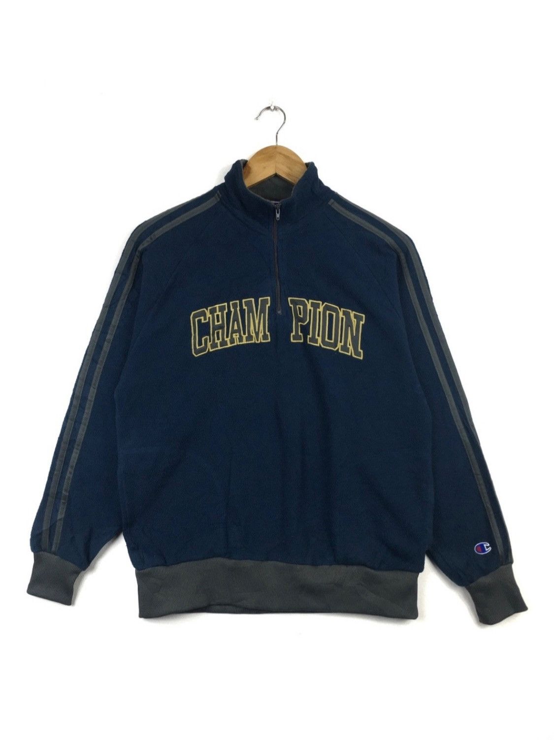 Vintage Champion Spellout Fleece Jacket