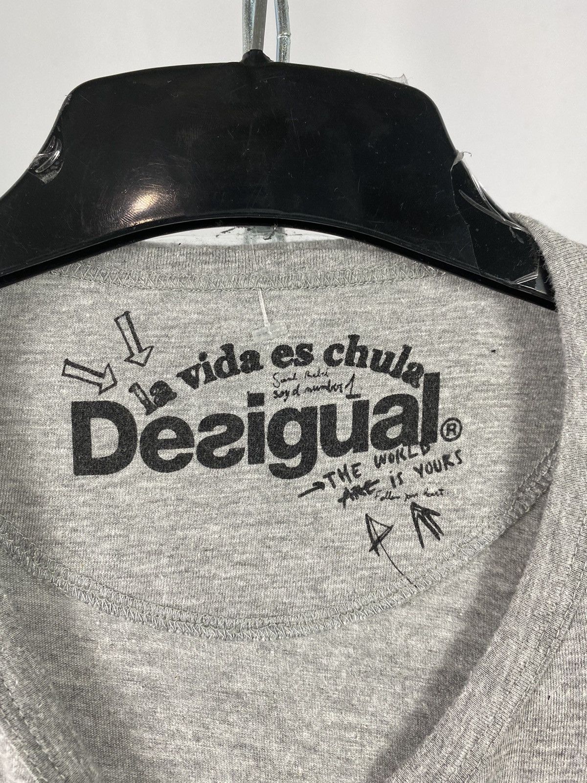 Desigual Desigual T-shirts designer streetwear gray size XL Size US XL / EU 56 / 4 - 3 Thumbnail