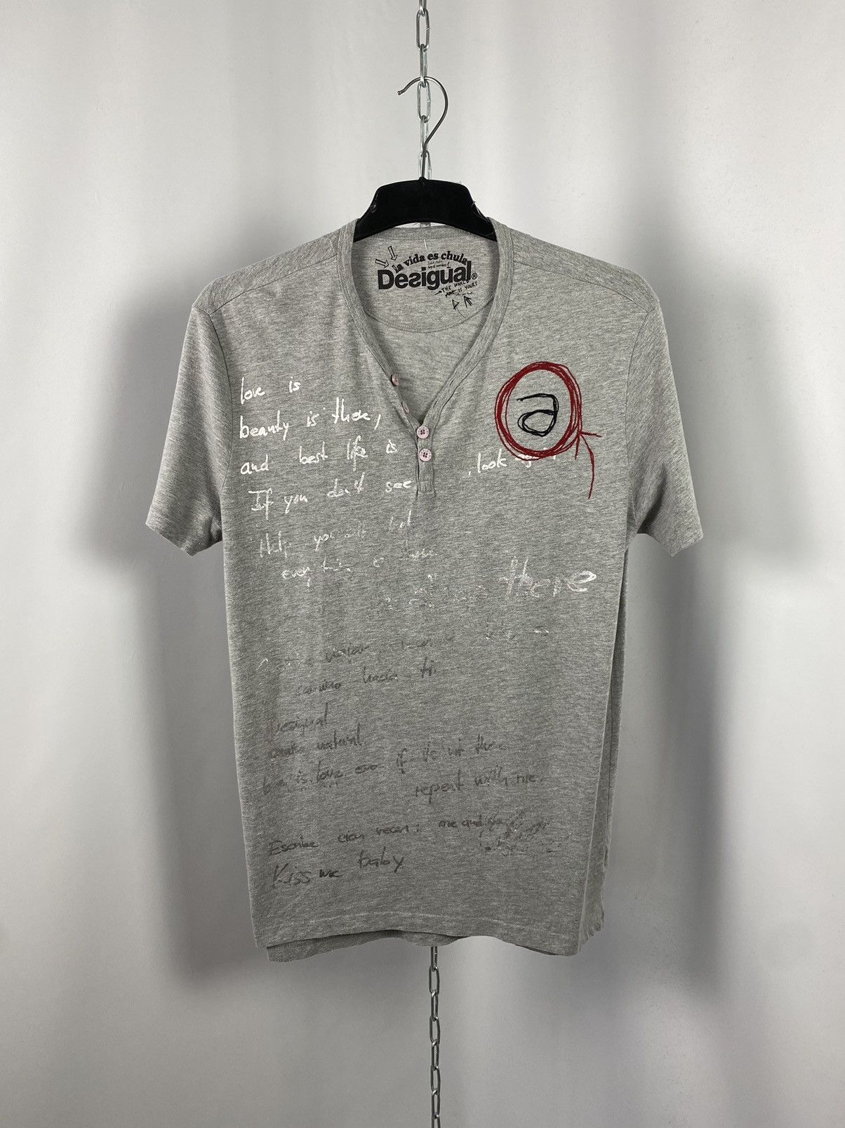 Desigual Desigual T-shirts designer streetwear gray size XL Size US XL / EU 56 / 4 - 1 Thumbnail