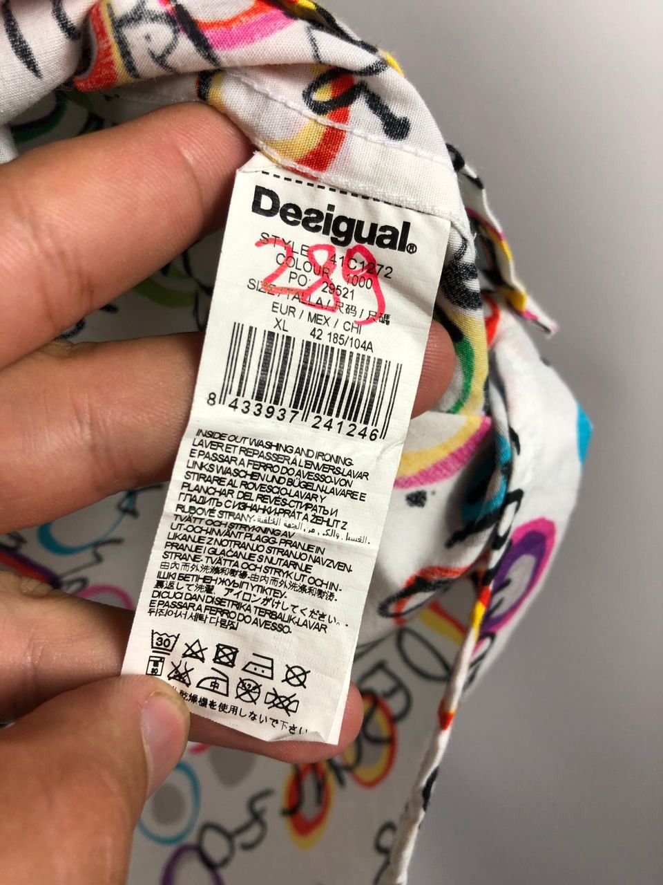 Desigual Desigual shirts long sleeve multicolor size XL Size US XL / EU 56 / 4 - 5 Thumbnail