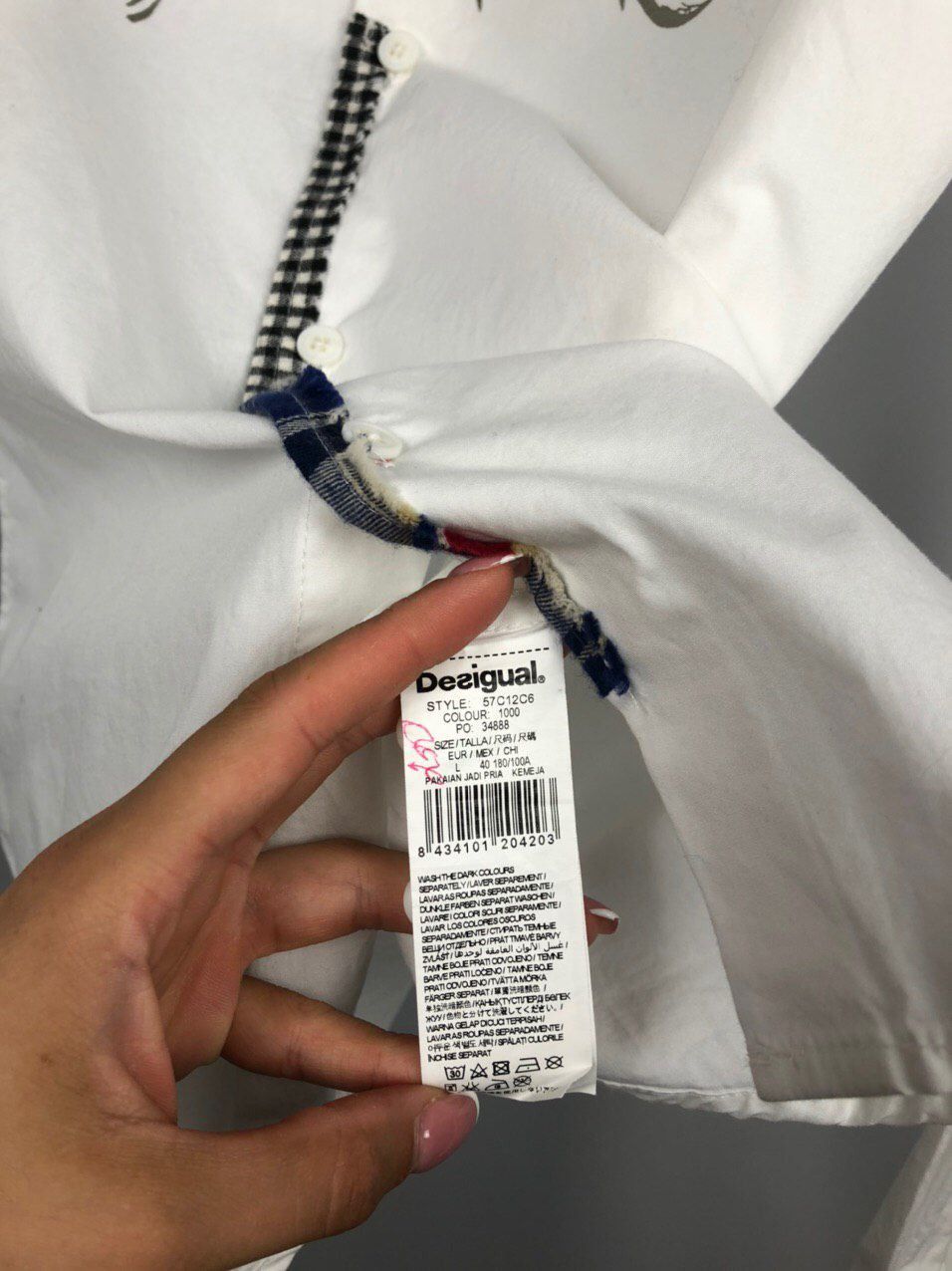 Desigual Men’s Desigual shirts white long sleeve size L Size US L / EU 52-54 / 3 - 3 Thumbnail