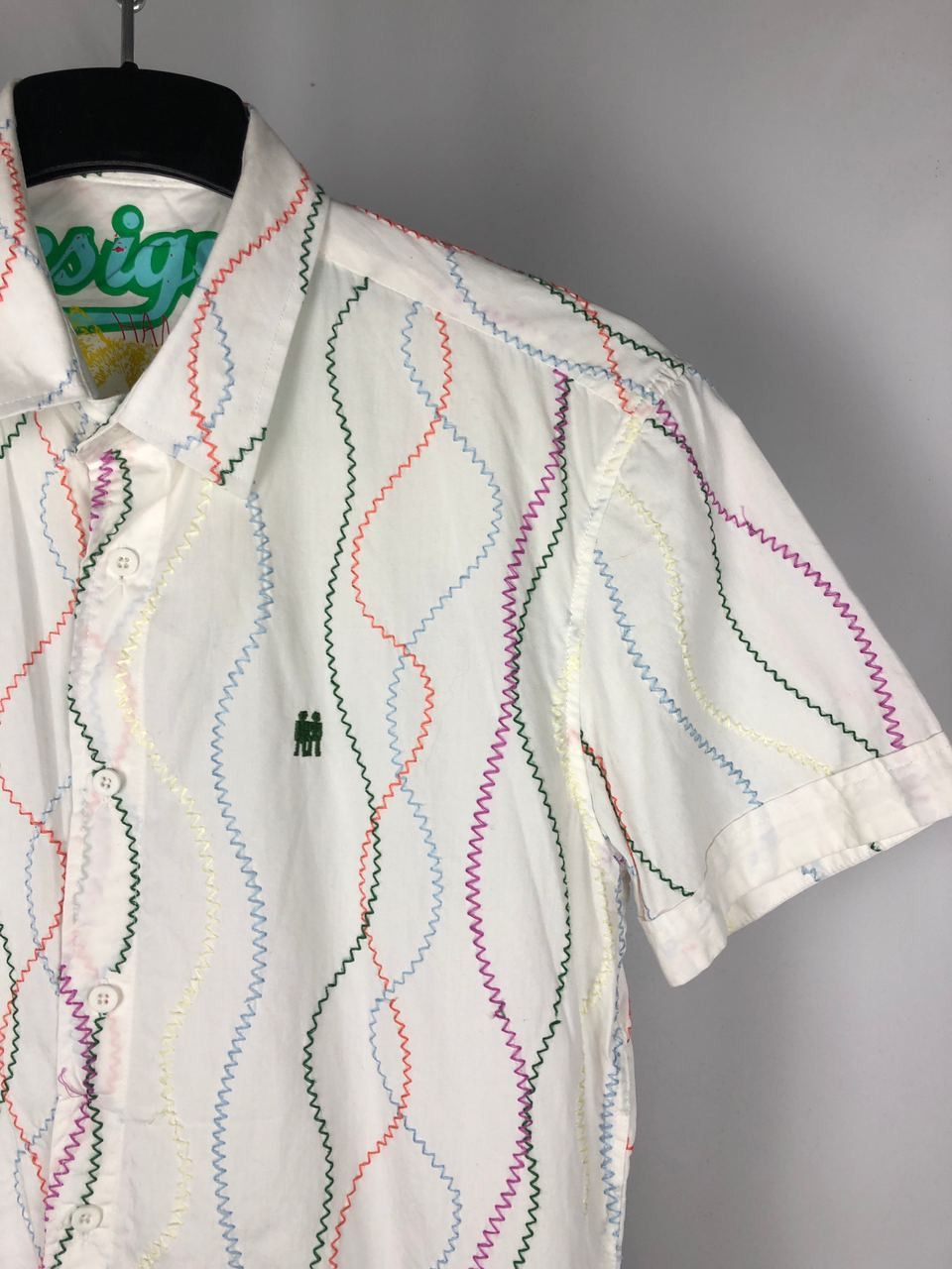 Desigual Desigual shirt short sleeve size L white Size US L / EU 52-54 / 3 - 2 Thumbnail