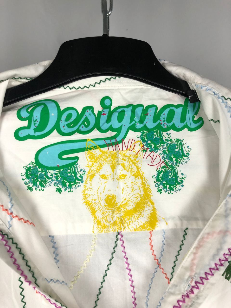 Desigual Desigual shirt short sleeve size L white Size US L / EU 52-54 / 3 - 4 Thumbnail