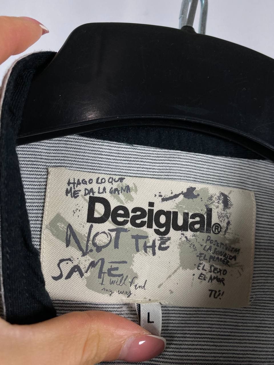 Desigual Desigual shirts gray long sleeve size L Size US L / EU 52-54 / 3 - 3 Thumbnail