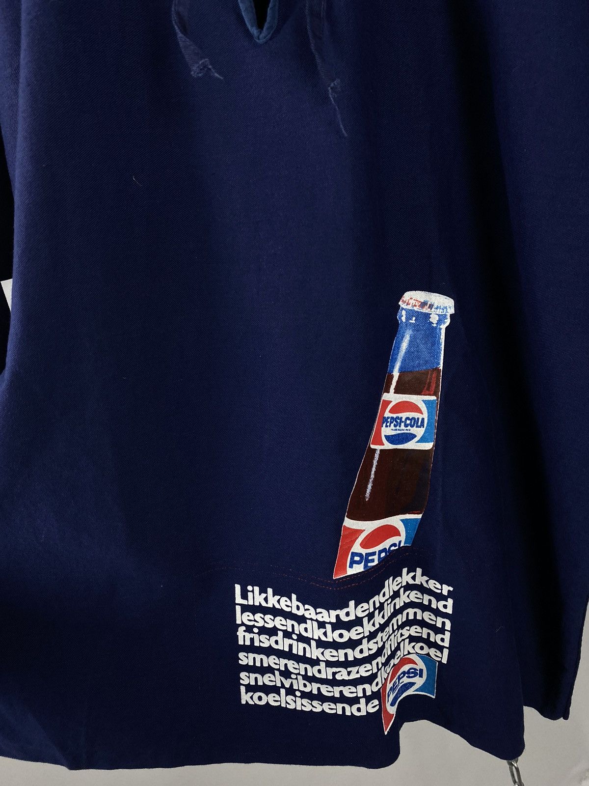 Pepsi Pepsi vintage long sleeve big logo rare size XL Size US XL / EU 56 / 4 - 3 Thumbnail