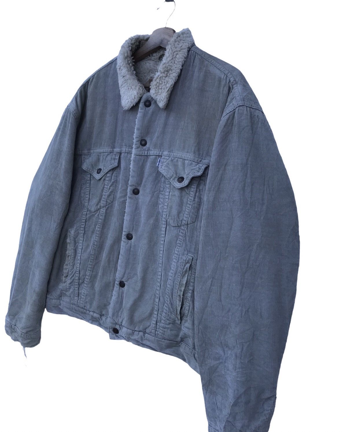 Levi's Rare 90s Vintage Levi’s 71500 Sherpa Trucker Jacket Size US L / EU 52-54 / 3 - 6 Thumbnail