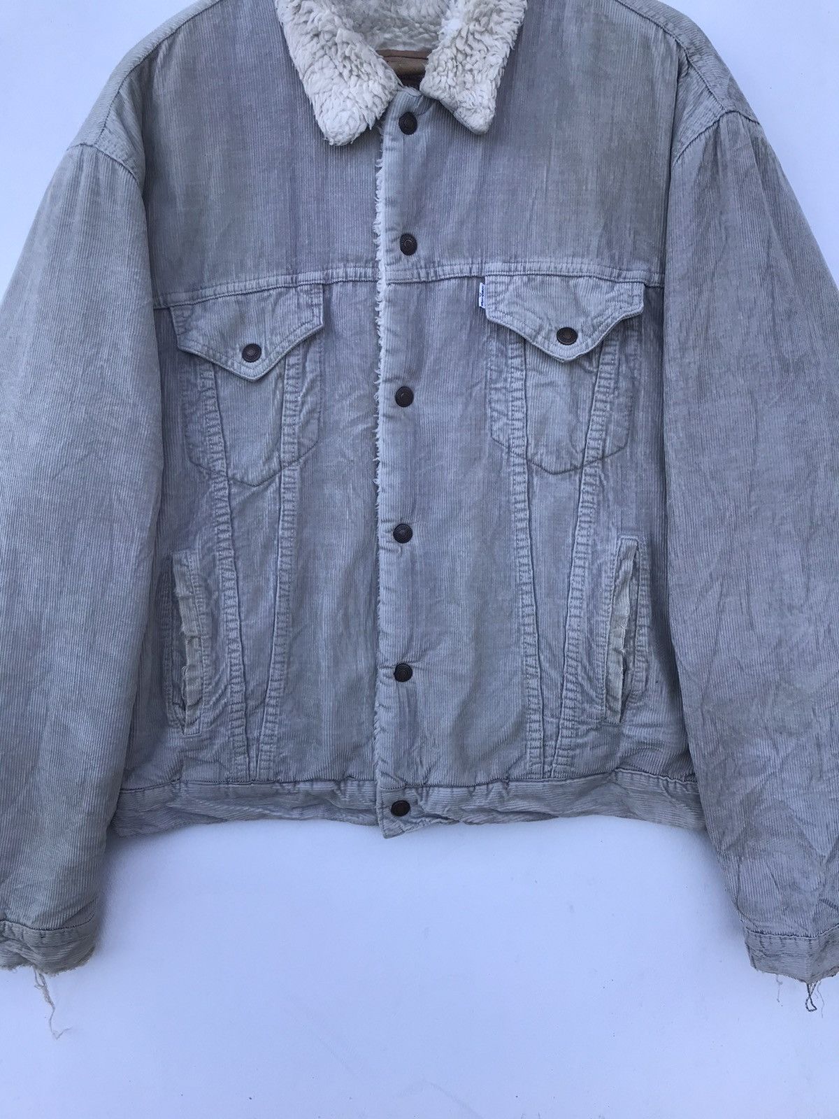 Levi's Rare 90s Vintage Levi’s 71500 Sherpa Trucker Jacket Size US L / EU 52-54 / 3 - 8 Thumbnail