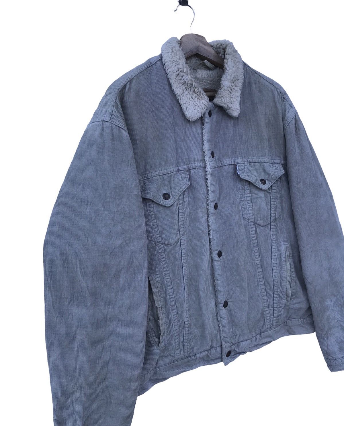 Levi's Rare 90s Vintage Levi’s 71500 Sherpa Trucker Jacket Size US L / EU 52-54 / 3 - 5 Thumbnail
