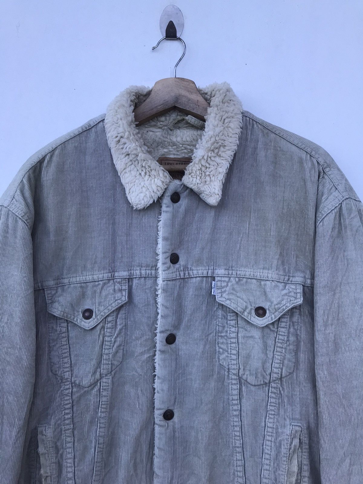 Levi's Rare 90s Vintage Levi’s 71500 Sherpa Trucker Jacket Size US L / EU 52-54 / 3 - 7 Thumbnail