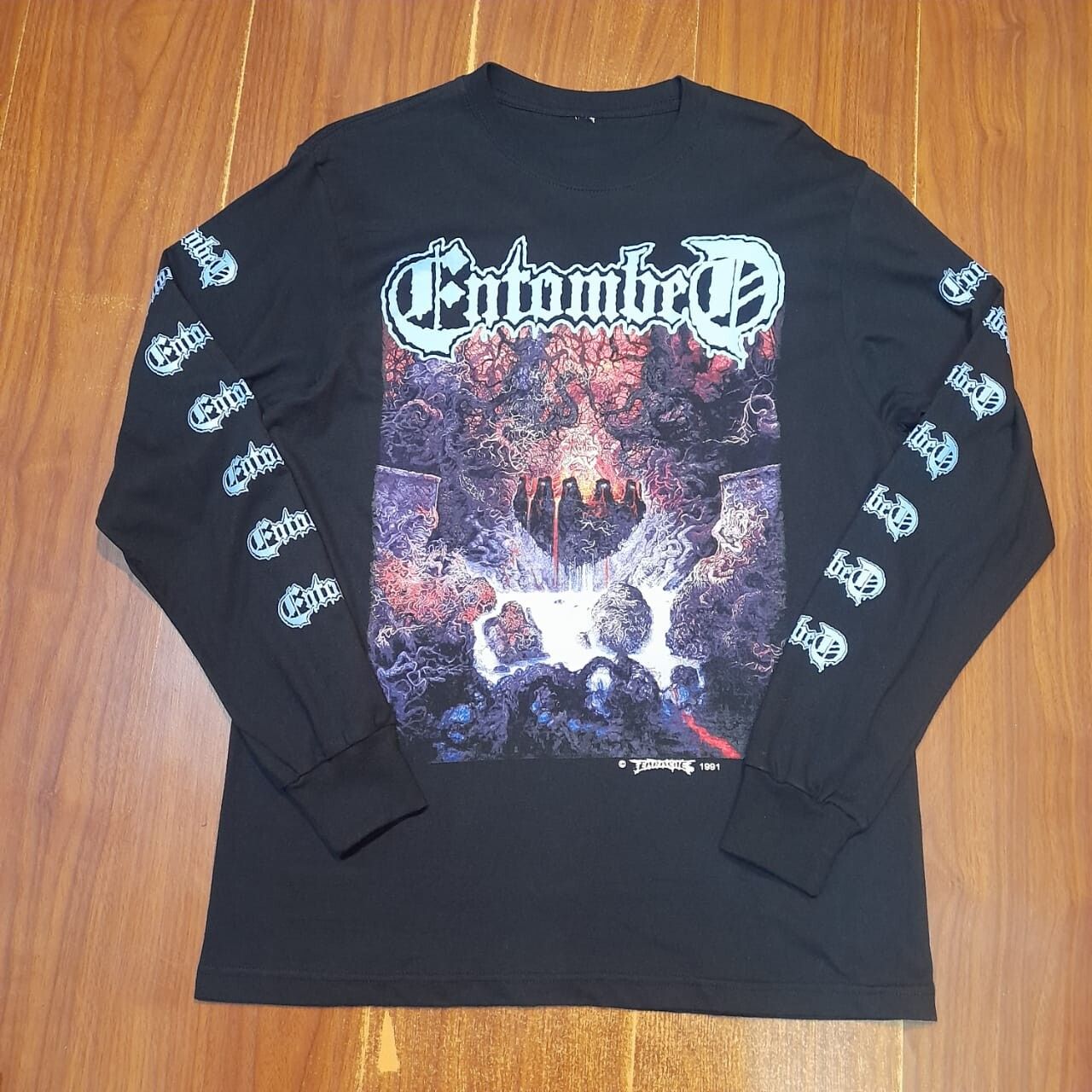 Band Tees ENTOMBED Clandestine Long Sleeve T-Shirt | Grailed