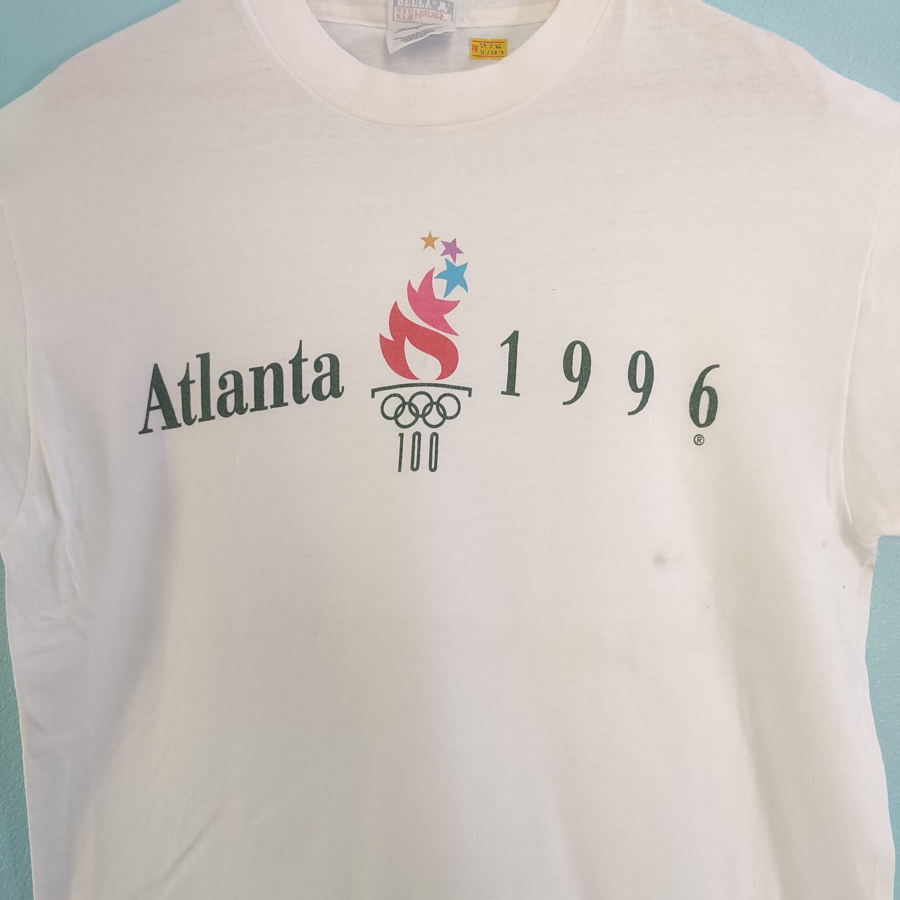 USA Olympics × Vintage Olympics Atlanta 1996 USA Sports Vintage Tshirt Size US L / EU 52-54 / 3 - 2 Thumbnail