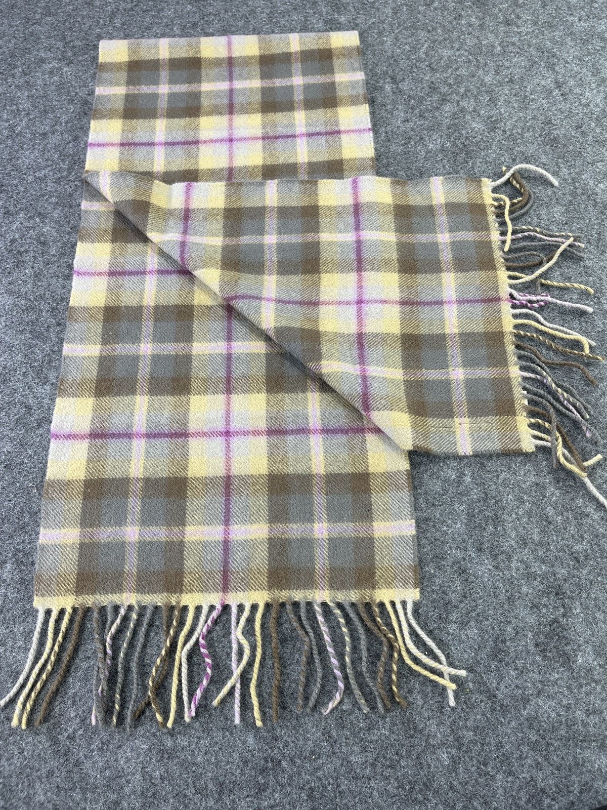 Japanese Brand Lochcarron Tartan Scarf/Muffler/Neckwear - T042 Size ONE SIZE - 2 Thumbnail
