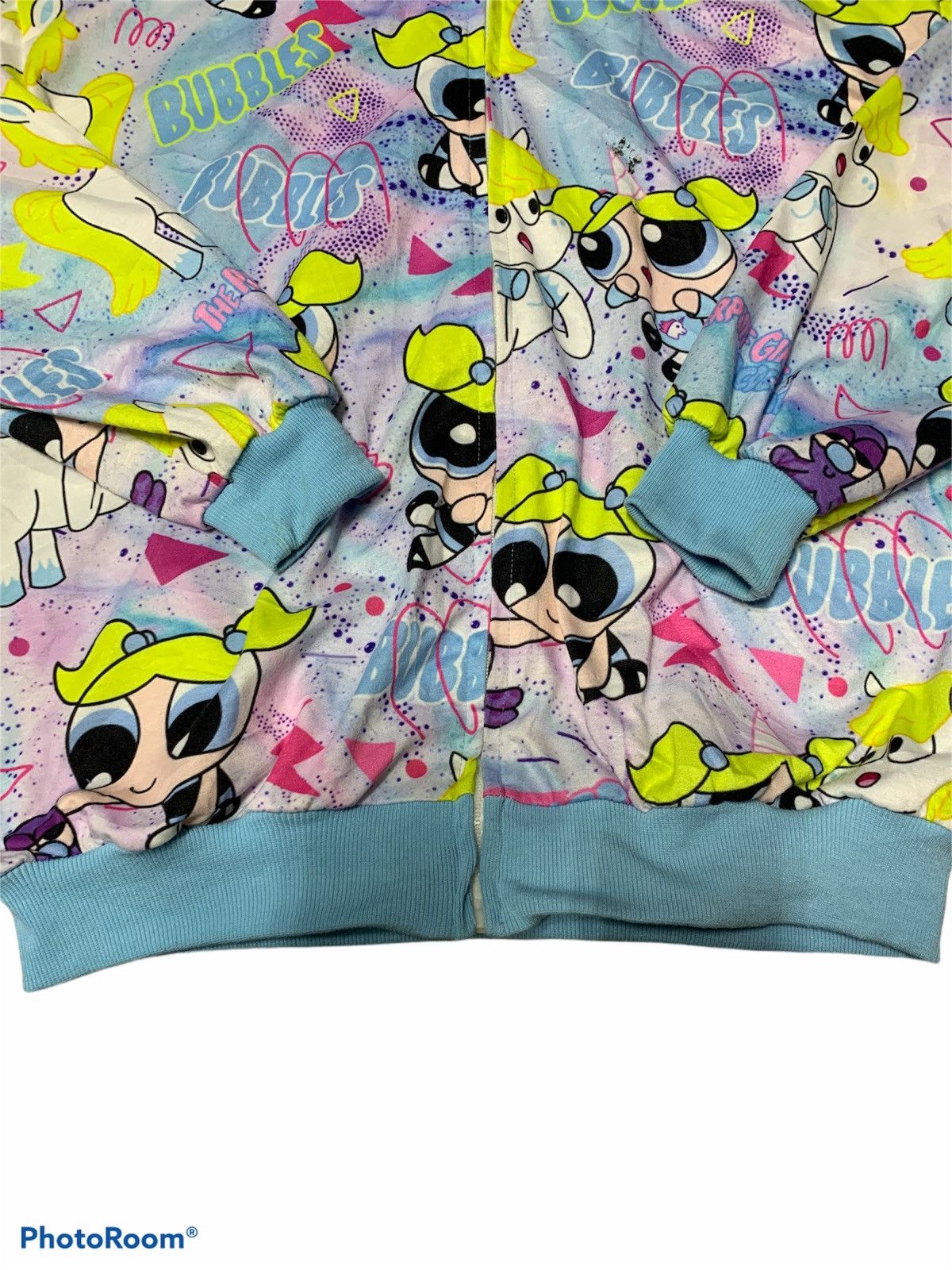 Anime × Cartoon Network × Vintage Powerpuff Girl Sweatshirt CN Cartoon American Animated TV Size US XL / EU 56 / 4 - 4 Thumbnail