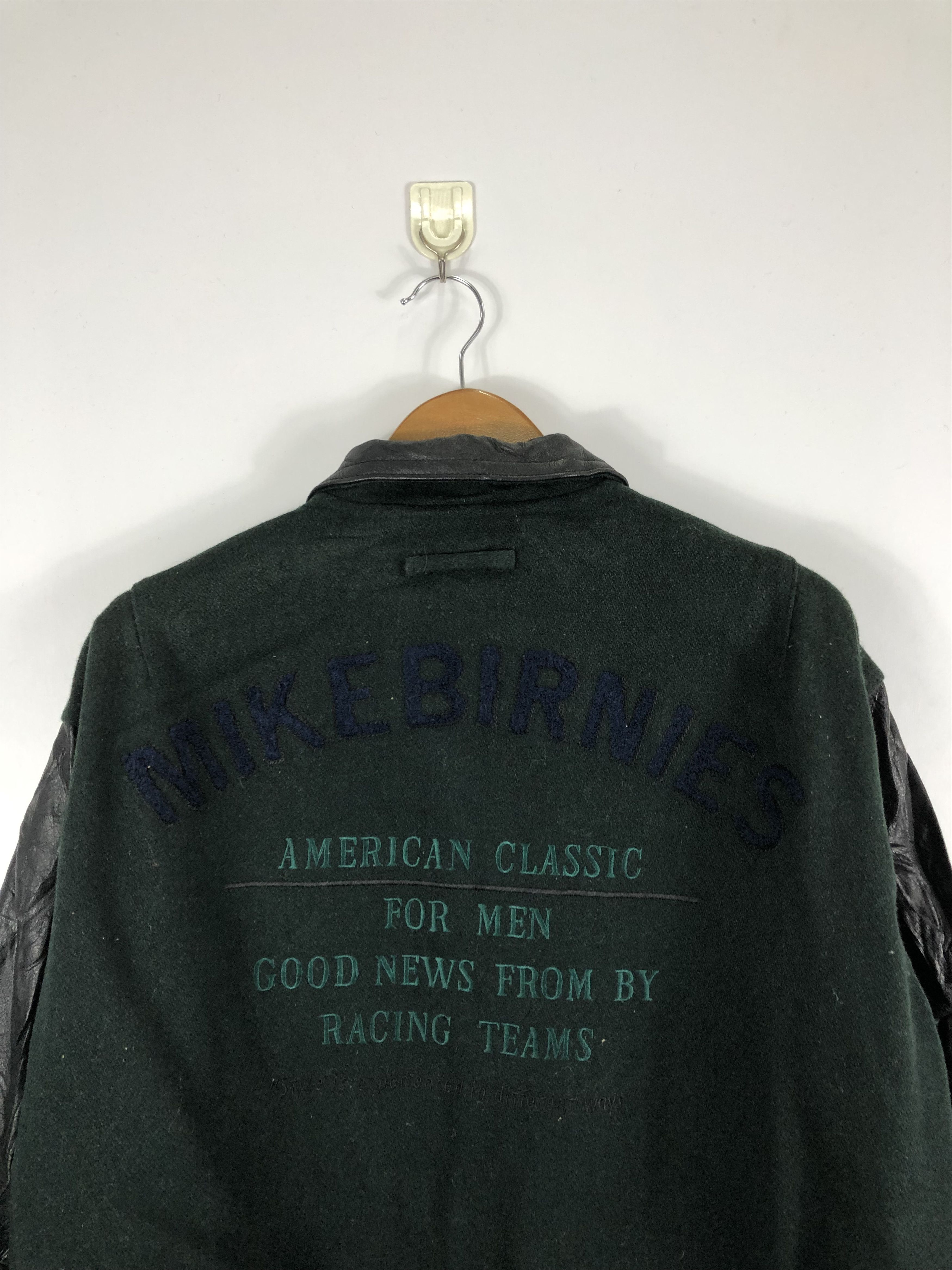Vintage Vintage 80s US Air Force Varsity Jacket Leather Sleeve Size US L / EU 52-54 / 3 - 4 Thumbnail