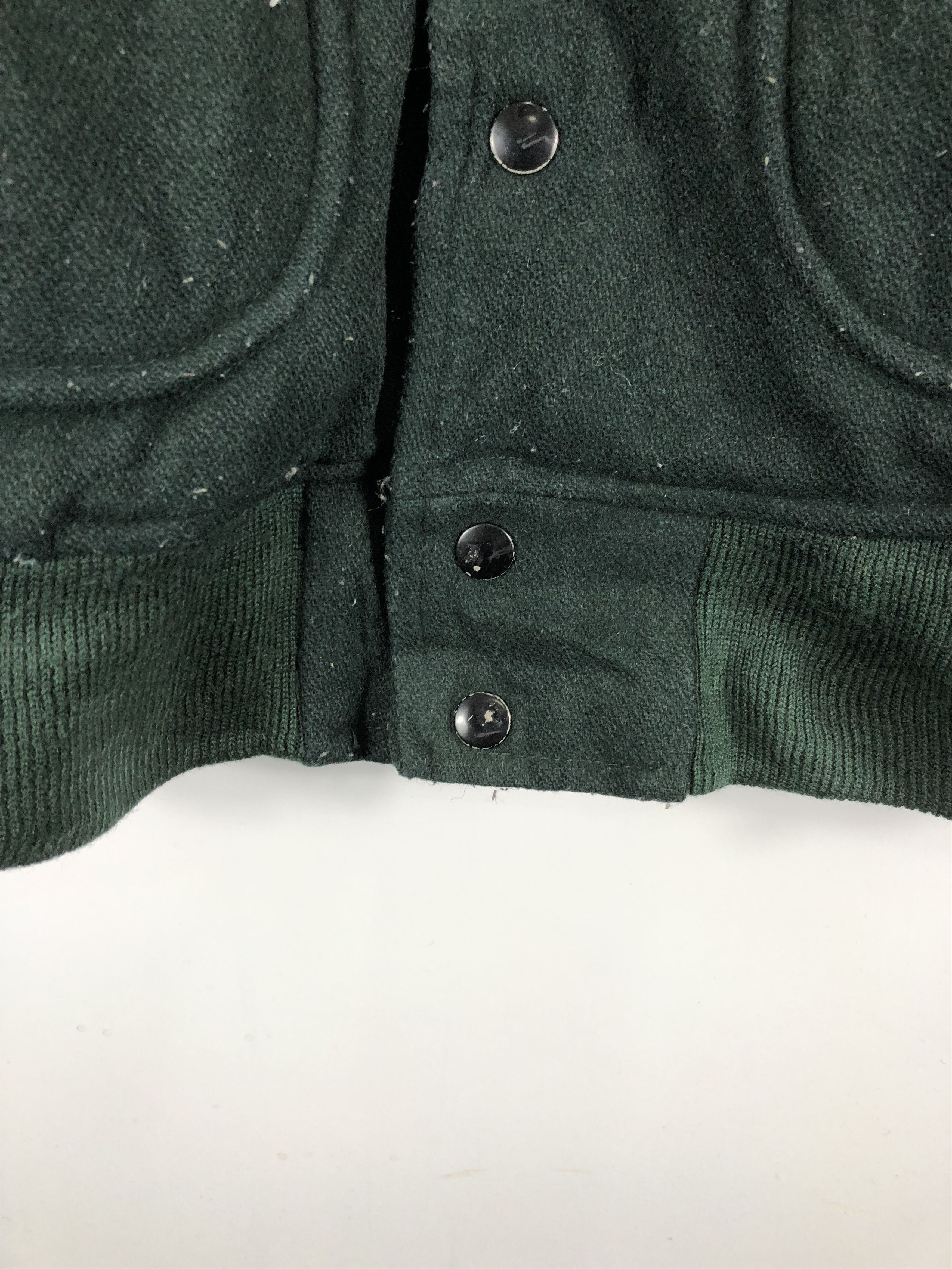 Vintage Vintage 80s US Air Force Varsity Jacket Leather Sleeve Size US L / EU 52-54 / 3 - 8 Thumbnail