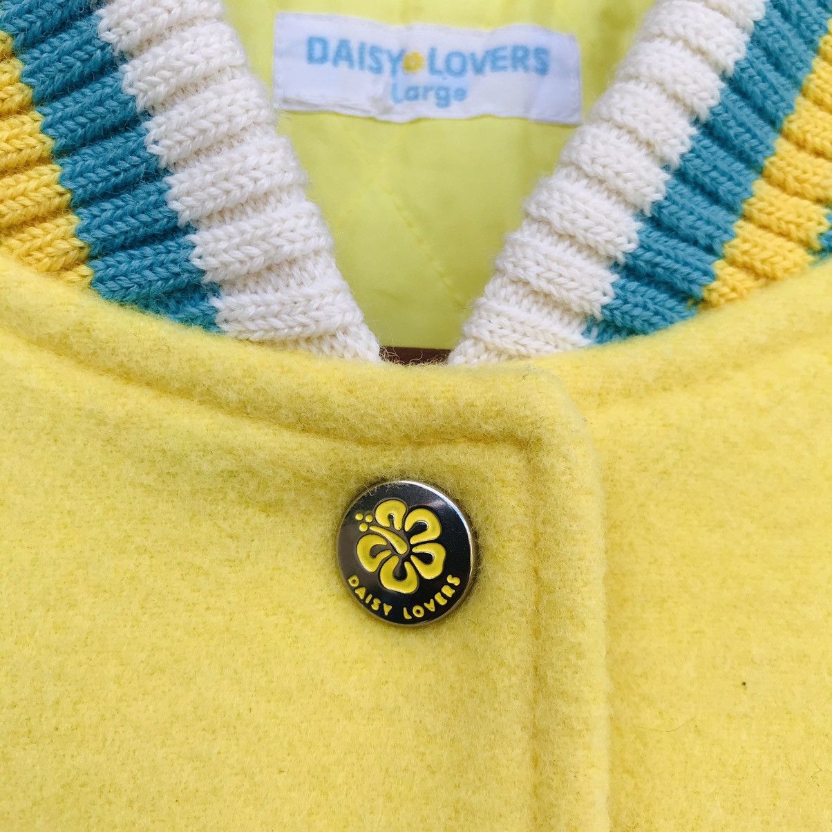 Japanese Brand Daisy Lovers varsity wool jacket unisex Size L / US 10 / IT 46 - 7 Thumbnail