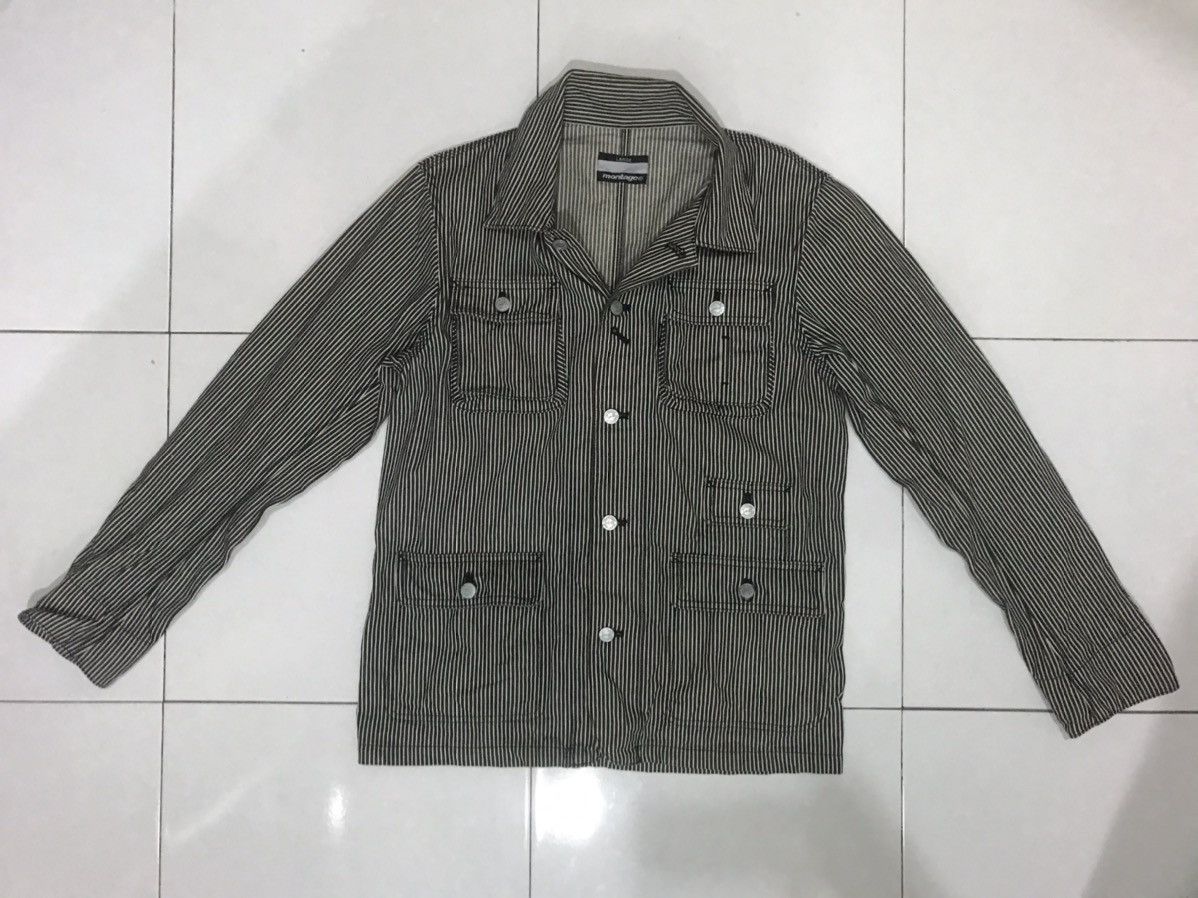 Montage Montage JAPAN HICKORY Workshirt Jacket Size US M / EU 48-50 / 2 - 3 Thumbnail