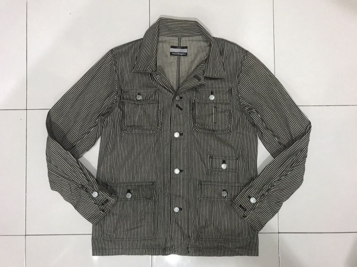 Montage Montage JAPAN HICKORY Workshirt Jacket Size US M / EU 48-50 / 2 - 2 Thumbnail