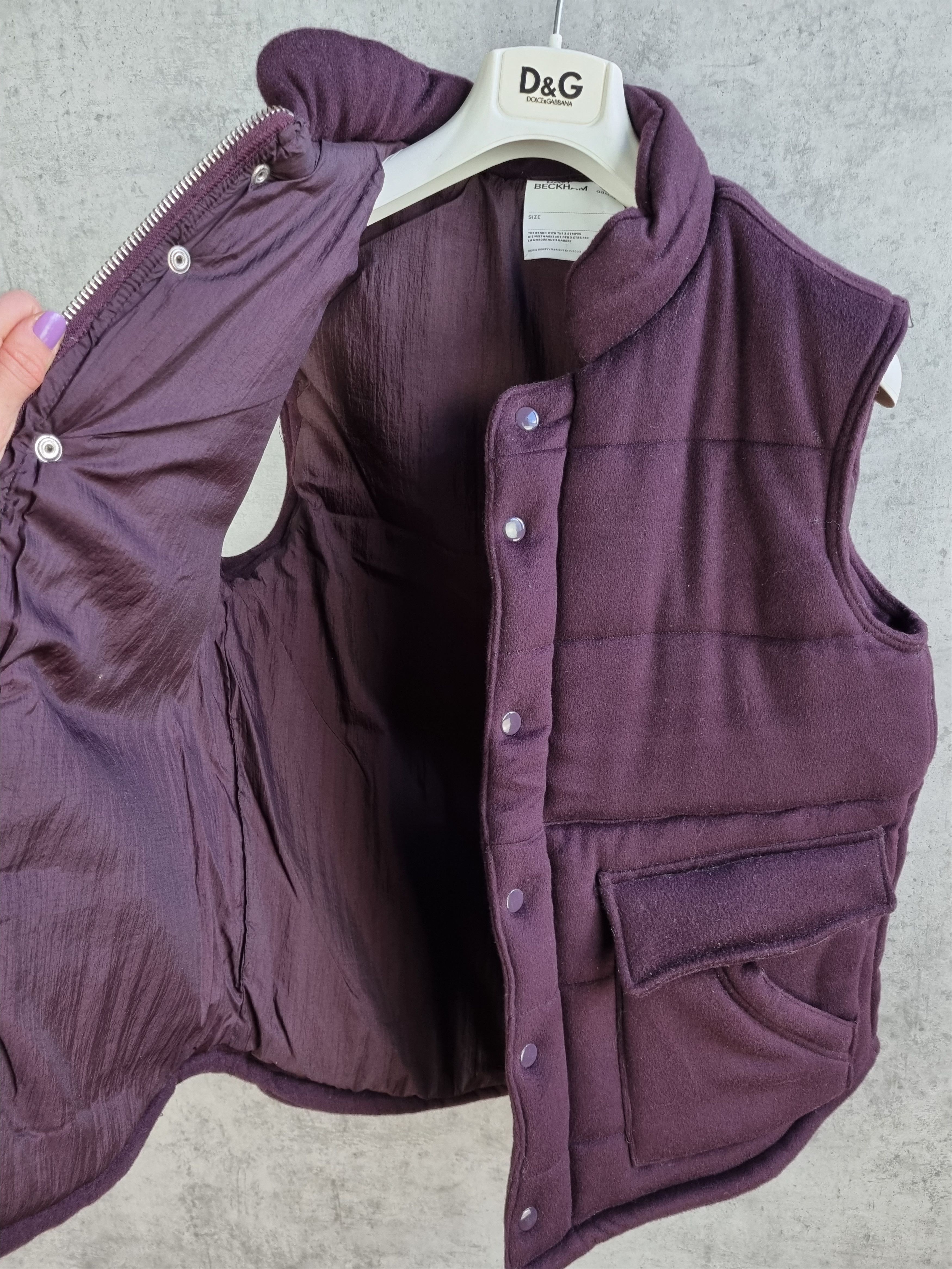 Adidas × David Beckham David Beckham x Adidas Purple Multi pockets Vest Size US M / EU 48-50 / 2 - 9 Thumbnail