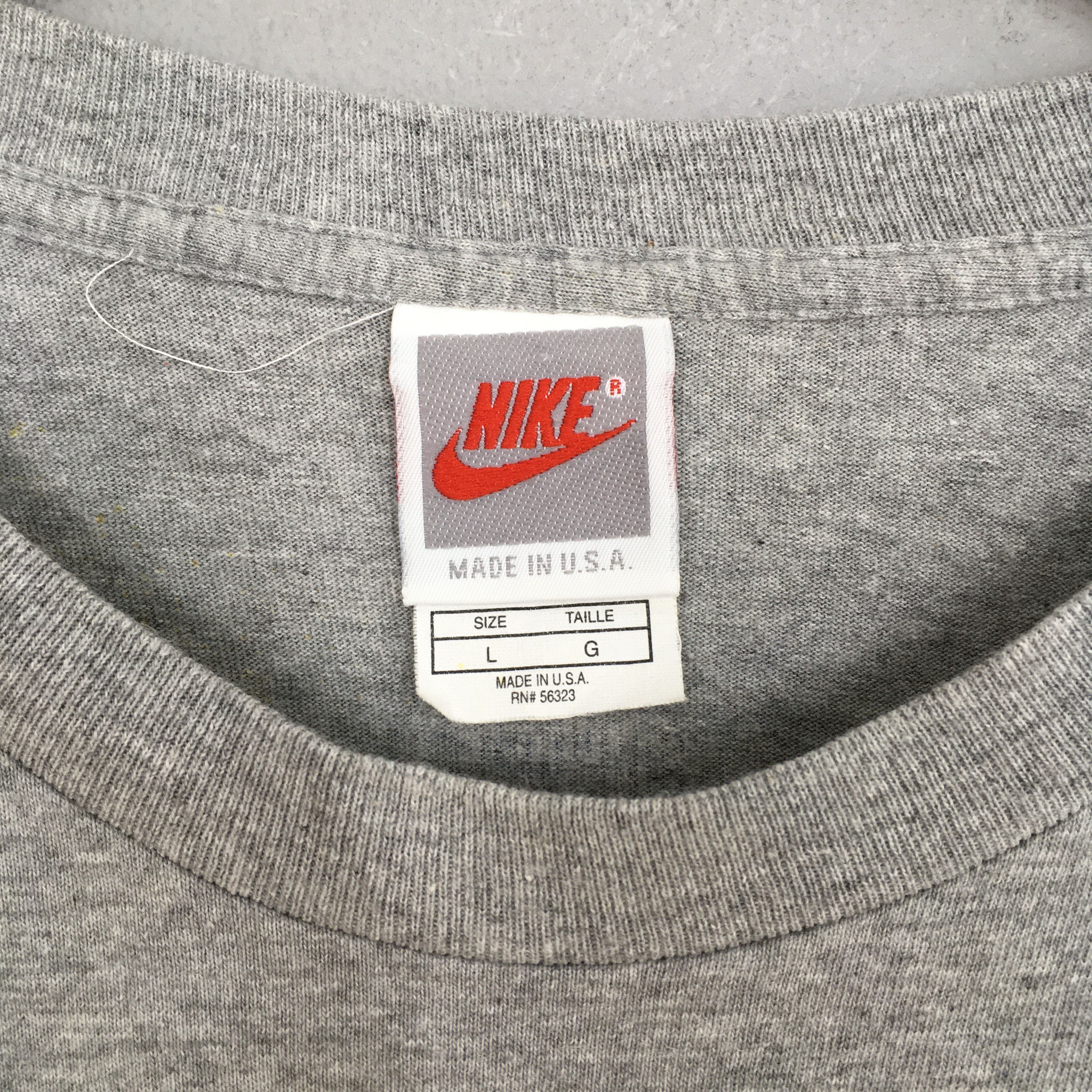 NBA × Nike × Vintage Vintage 90's Nike Force Nba Basketball T shirt Large Size US L / EU 52-54 / 3 - 3 Thumbnail