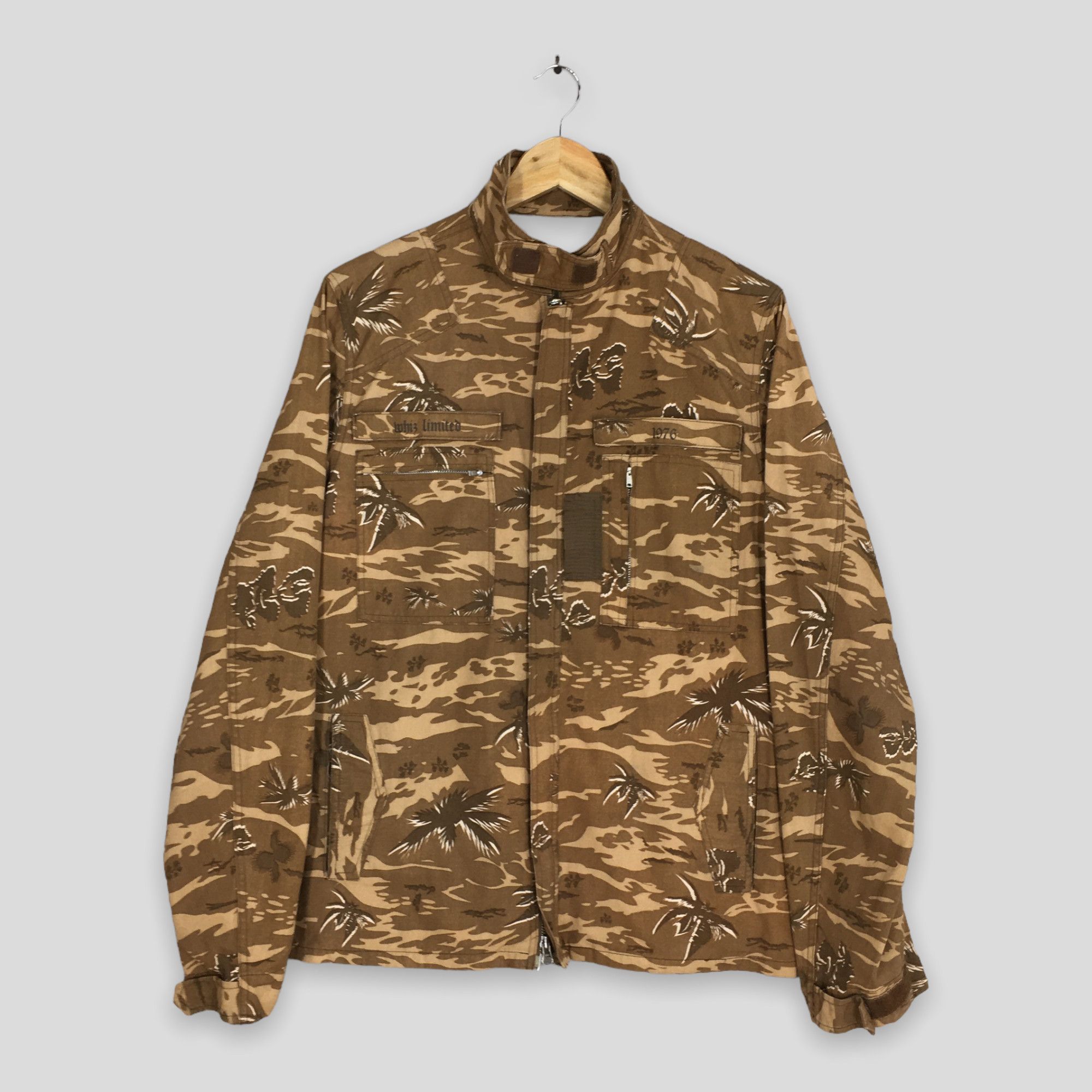 image of Military x Whiz Limited Japan M-65 Field Camouflage Brown Jacket Xlarge, Men's