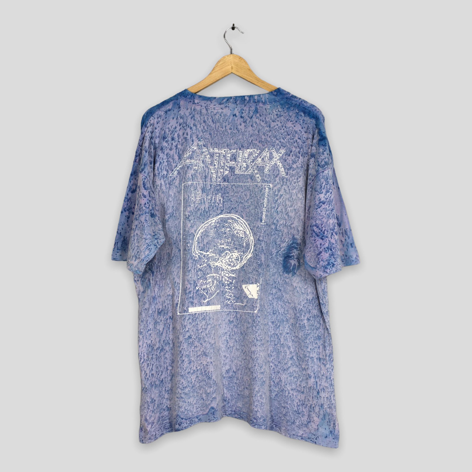 Band Tees × Thrasher Vintage 1993 Anthrax Sound of White Noise Tshirt XLarge Size US L / EU 52-54 / 3 - 4 Thumbnail