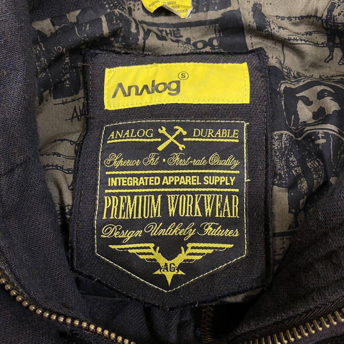 Analog ANALOG Durable Workwear Design Hoodie Sweater Jacket Size US M / EU 48-50 / 2 - 8 Thumbnail