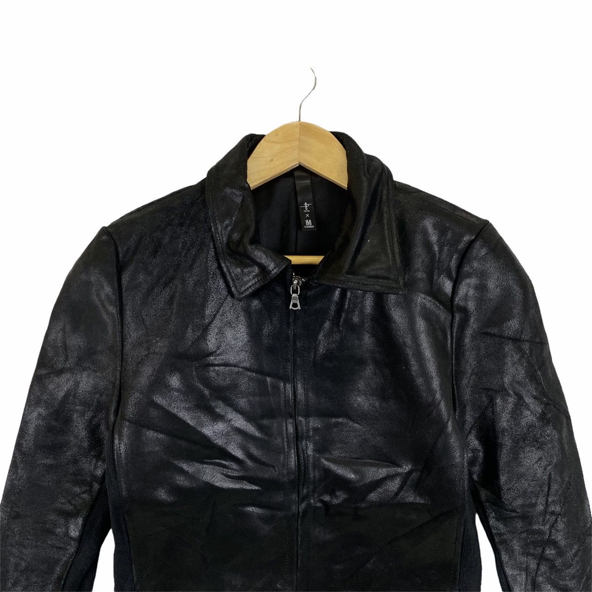 NO ID × Vintage Vintage NO ID X CAMBIO Limited Edition Leather Jacket Size XS / US 0-2 / IT 36-38 - 5 Thumbnail