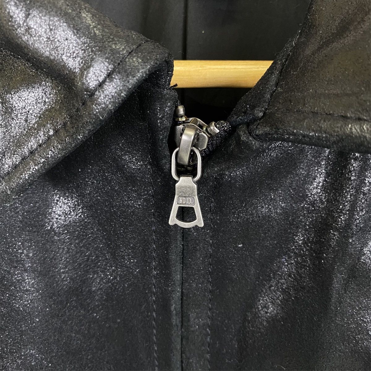 NO ID × Vintage Vintage NO ID X CAMBIO Limited Edition Leather Jacket Size XS / US 0-2 / IT 36-38 - 6 Thumbnail