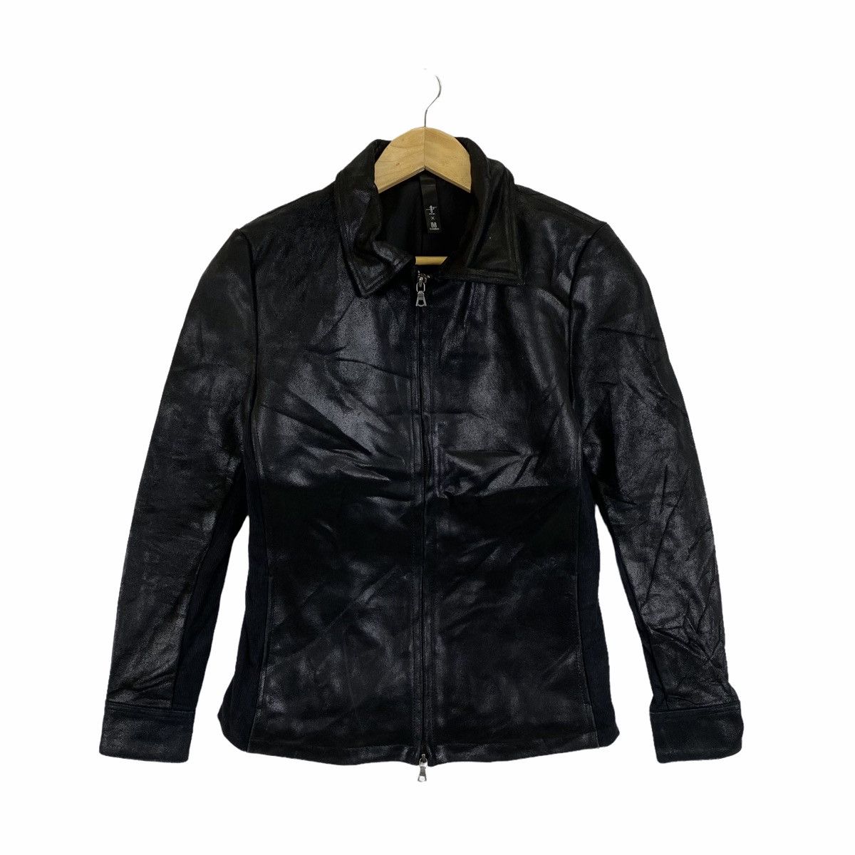 image of No Id X Cambio Limited Edition Leather Jacket in Black, Women's (Size XS)