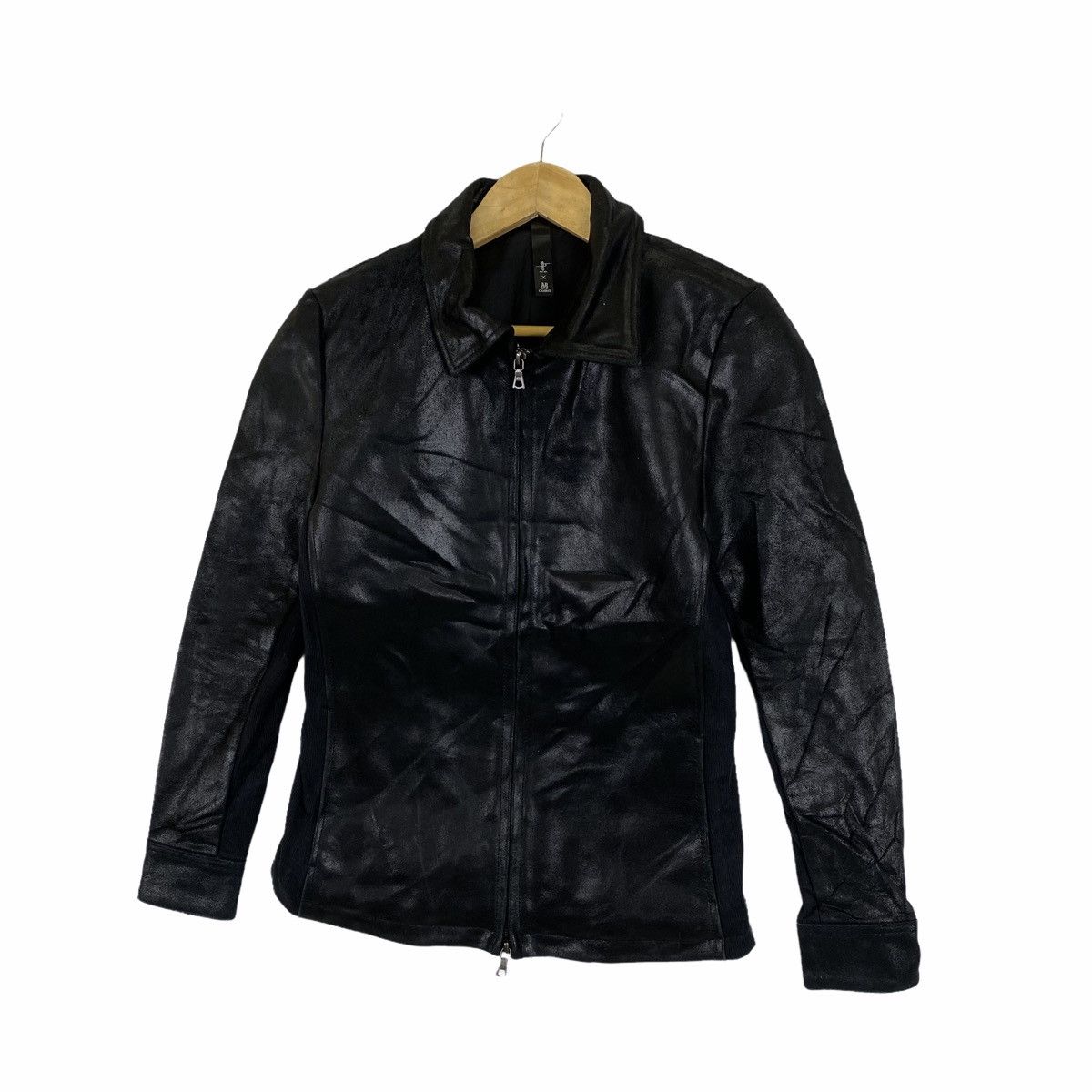 NO ID × Vintage Vintage NO ID X CAMBIO Limited Edition Leather Jacket Size XS / US 0-2 / IT 36-38 - 4 Thumbnail
