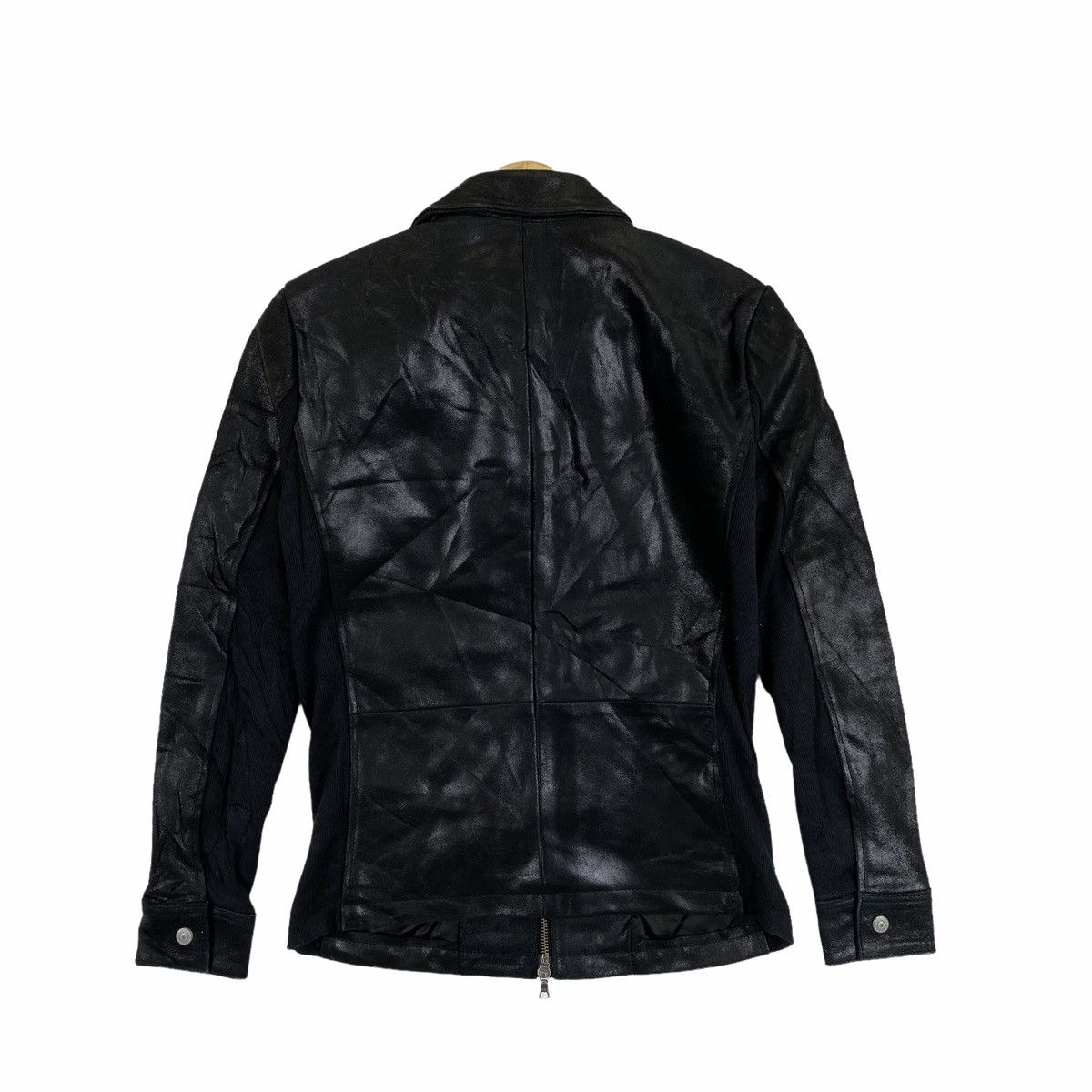 NO ID × Vintage Vintage NO ID X CAMBIO Limited Edition Leather Jacket Size XS / US 0-2 / IT 36-38 - 2 Thumbnail