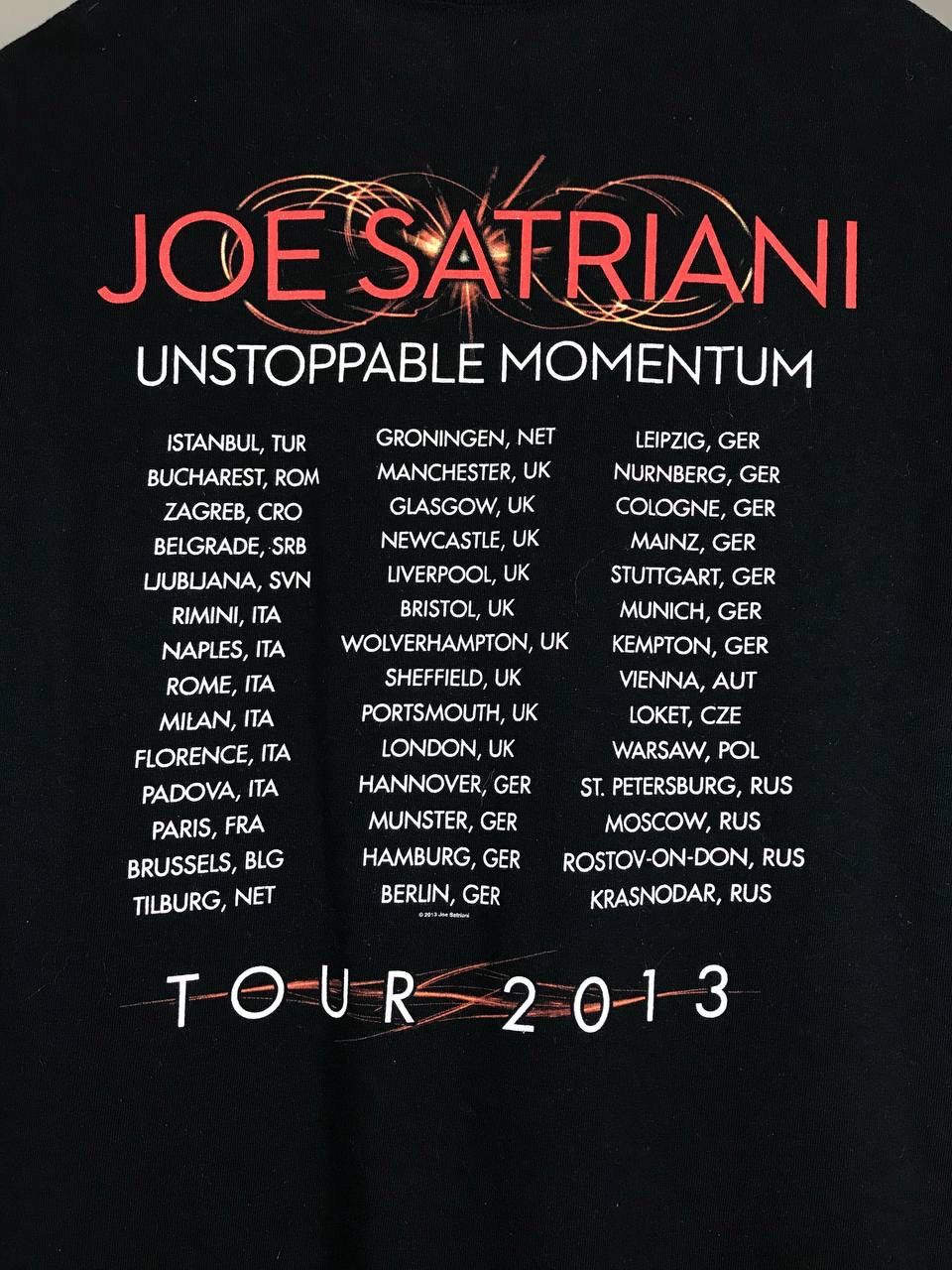 Band Tees × Vintage Joe Satriani 2013 vintage rock band tour tee Size US M / EU 48-50 / 2 - 7 Thumbnail