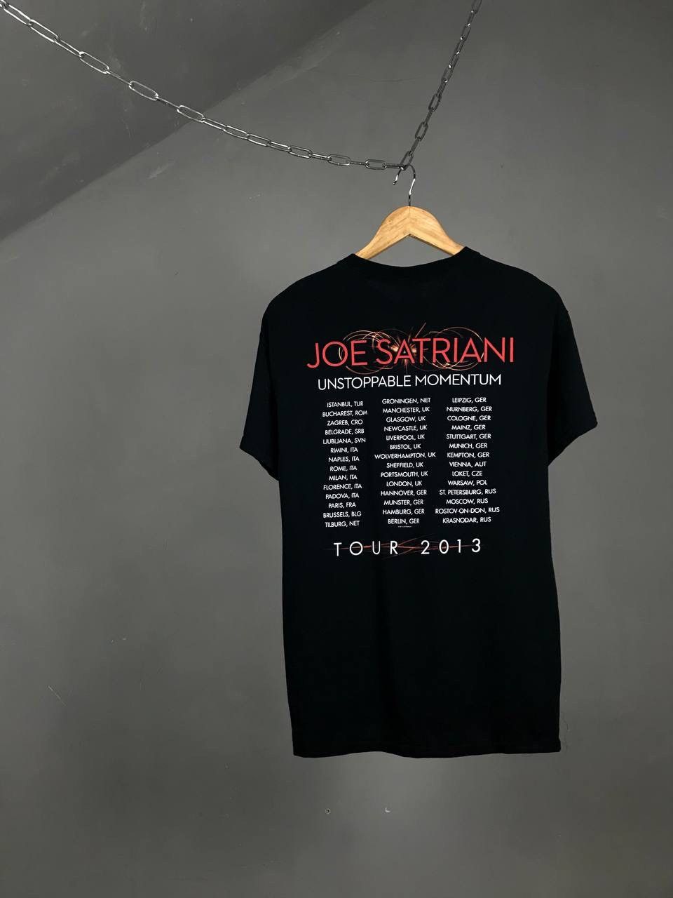 Band Tees × Vintage Joe Satriani 2013 vintage rock band tour tee Size US M / EU 48-50 / 2 - 2 Thumbnail