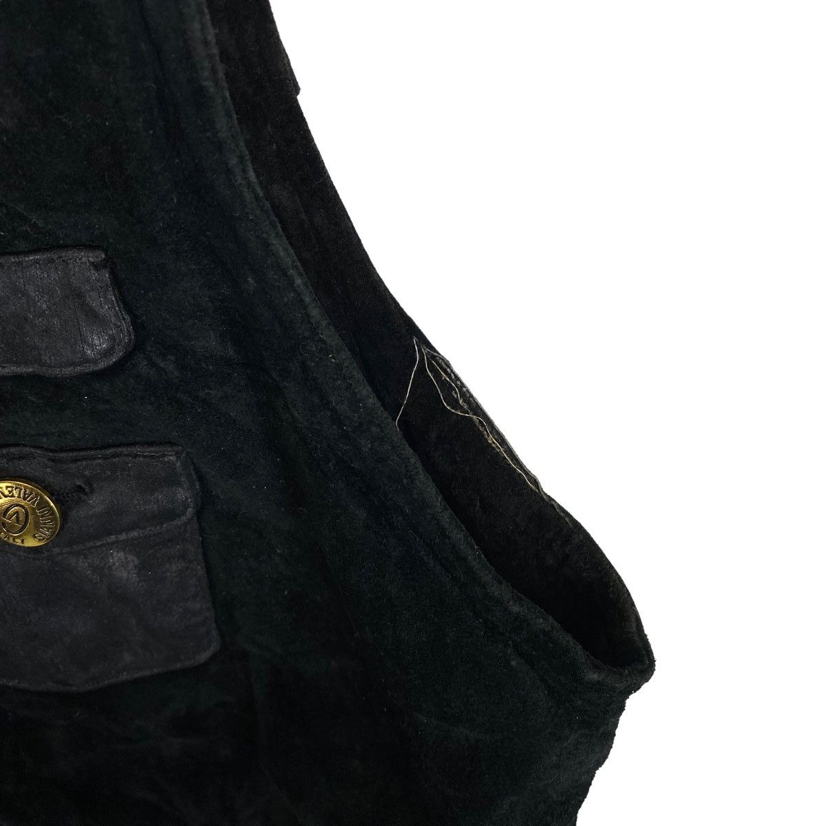 Gianni Valentino × Vintage Vintage GIANNI VALENTINO Suede Leather Vest Jacket Size S / US 4 / IT 40 - 8 Thumbnail