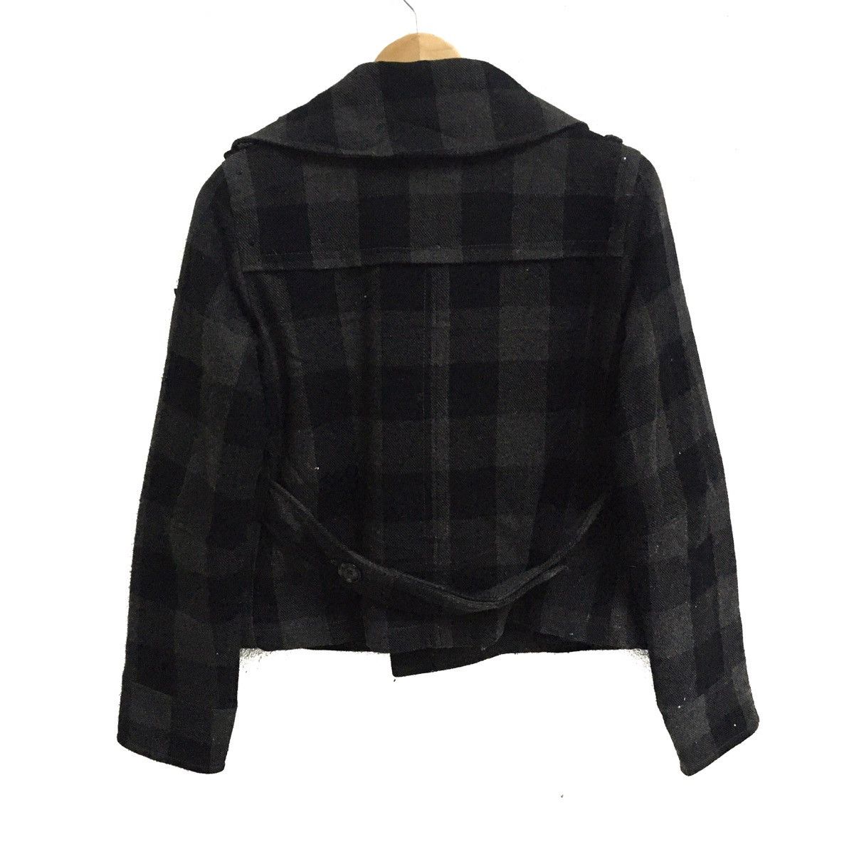 Diesel DIESEL Casual Sportswear Tartan Design Wool Peacoat Jacket Size US S / EU 44-46 / 1 - 2 Thumbnail