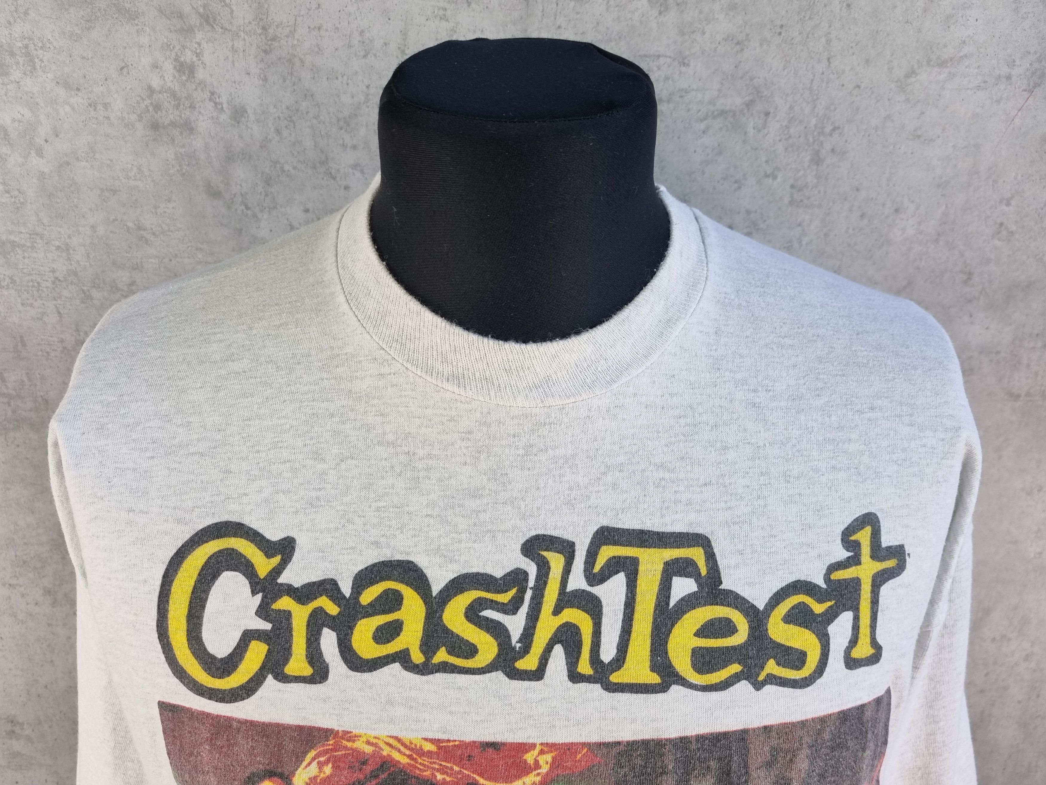 90s CRASH TEST DUMMIES Single Stitch Long Sleeve Tee shirt