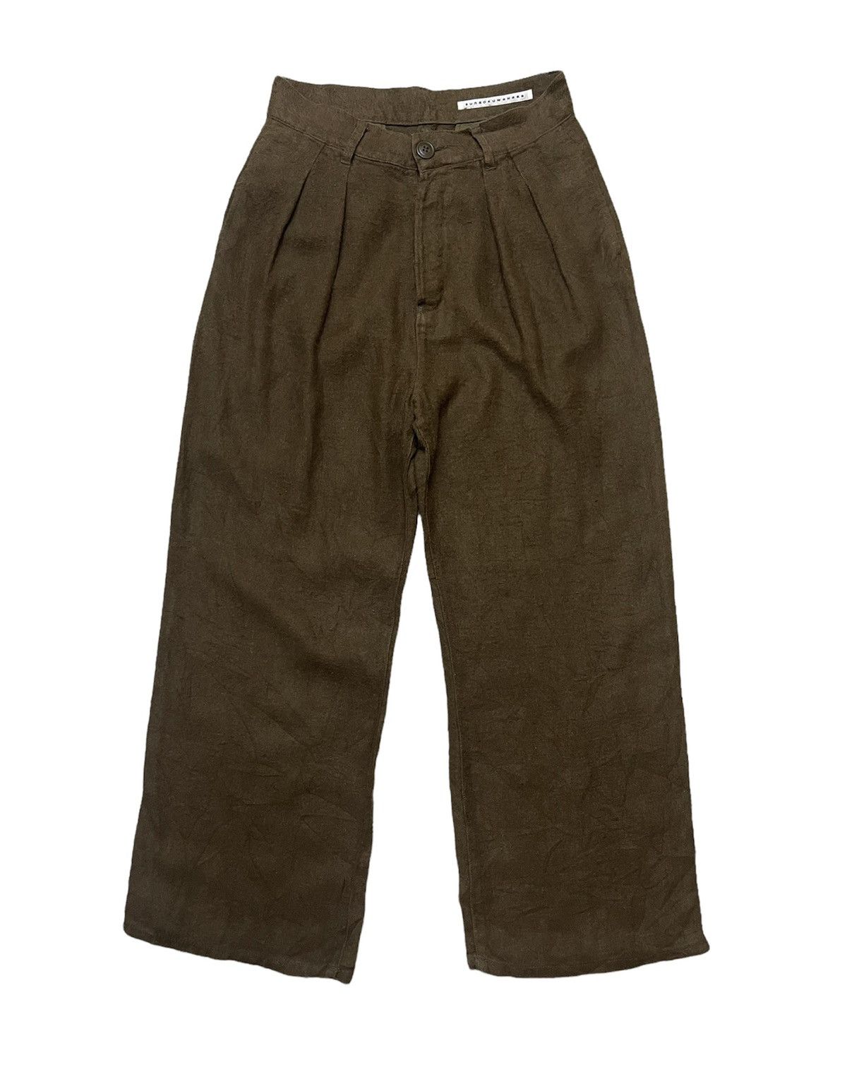 High-Waisted wide Trousers Baggy Pants